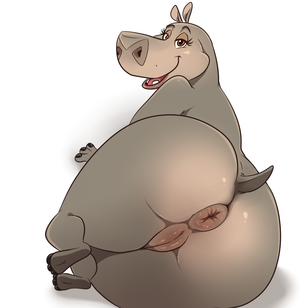 Madagascar hippo porn