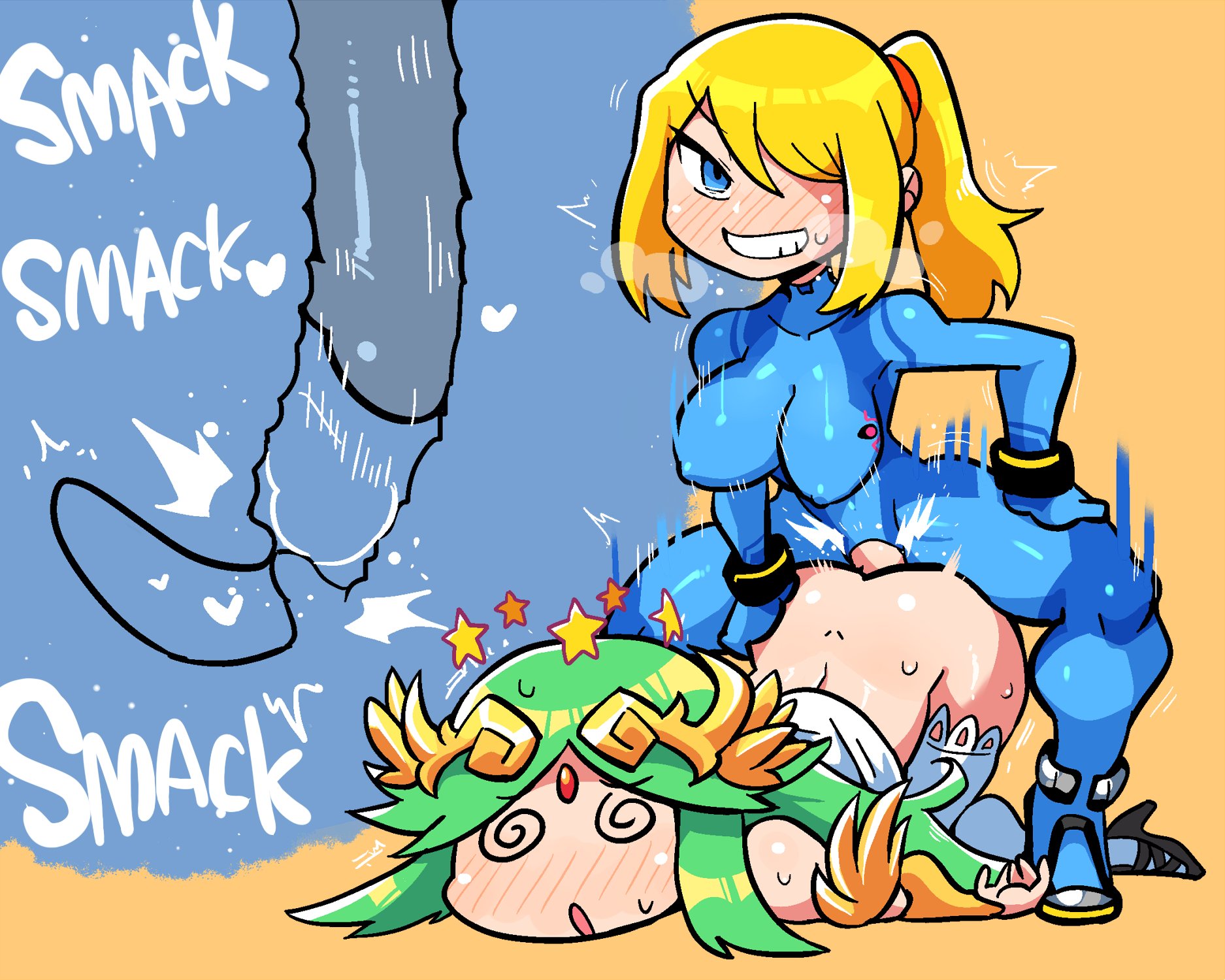 Rule34 - If it exists, there is porn of it / crap-man, palutena, samus  aran, zero suit samus / 4526846