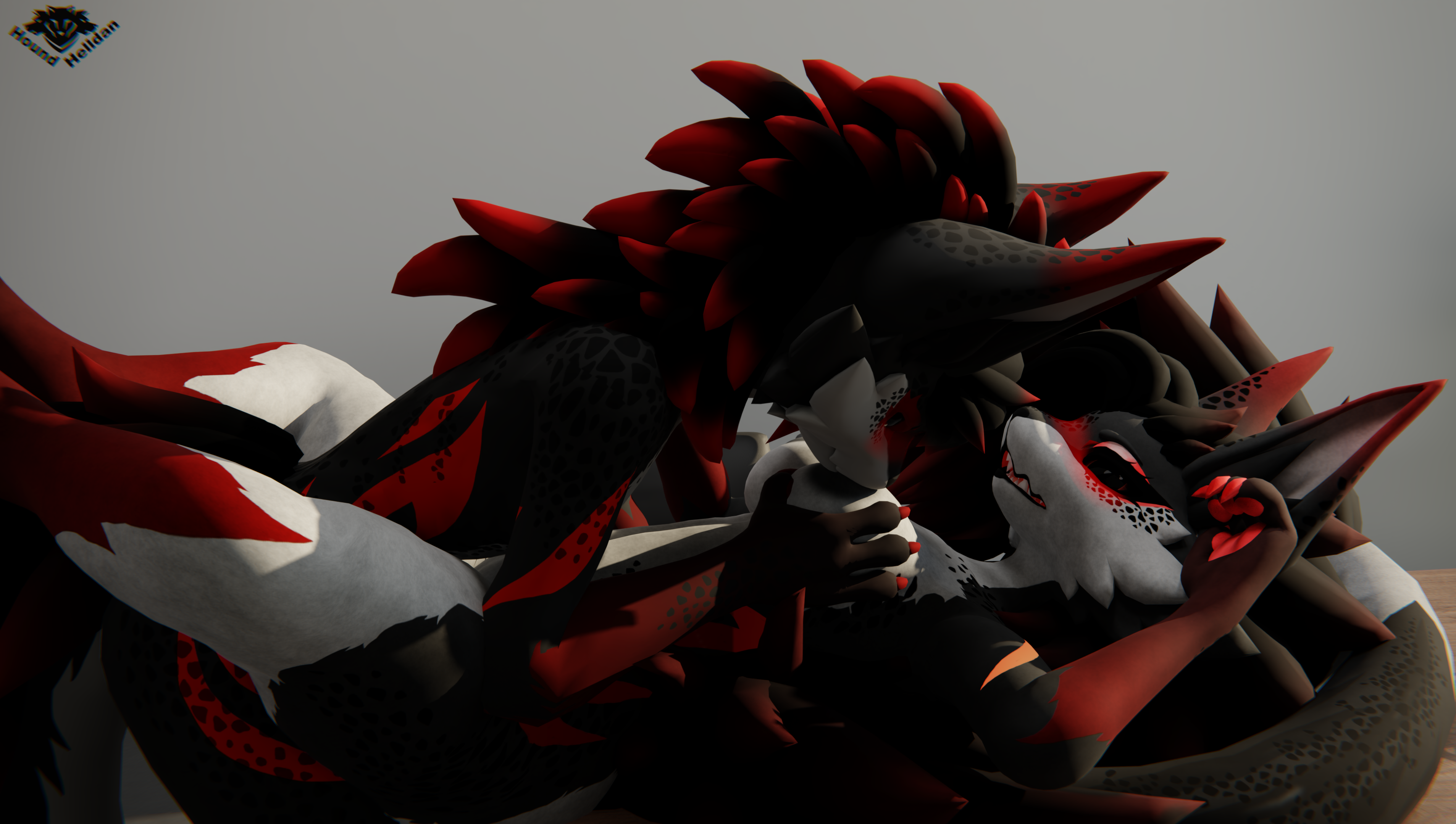 3d_(artwork) 4k 9:16 absurd_res anthro ass big_breasts blender_(artwork) blush bottomwear breast_play breast_suck breasts canid canid_demon canine clothing demon detailed_background digital_media_(artwork) duo eyeliner female freckled_arms freckled_breasts freckled_butt freckled_chest freckled_face freckled_legs freckled_shoulders freckled_thighs freckles from_front_position furniture hand_on_breast hand_on_butt hand_on_shoulder hellhound hi_res highlights_(coloring) hound_(hound_helldan) hound_helldan hybrid incest_(lore) jennifer_(hound_helldan) lying makeup male male/female mammal markings missionary_position mother_(lore) mother_and_child_(lore) mother_and_son_(lore) mythological_canine mythological_creature mythology novabeast on_back on_table pants parent_(lore) parent_and_child_(lore) parent_and_son_(lore) penetration red_eyeliner red_eyes red_highlights sex son_(lore) sucking table tail vaginal_penetration watermark