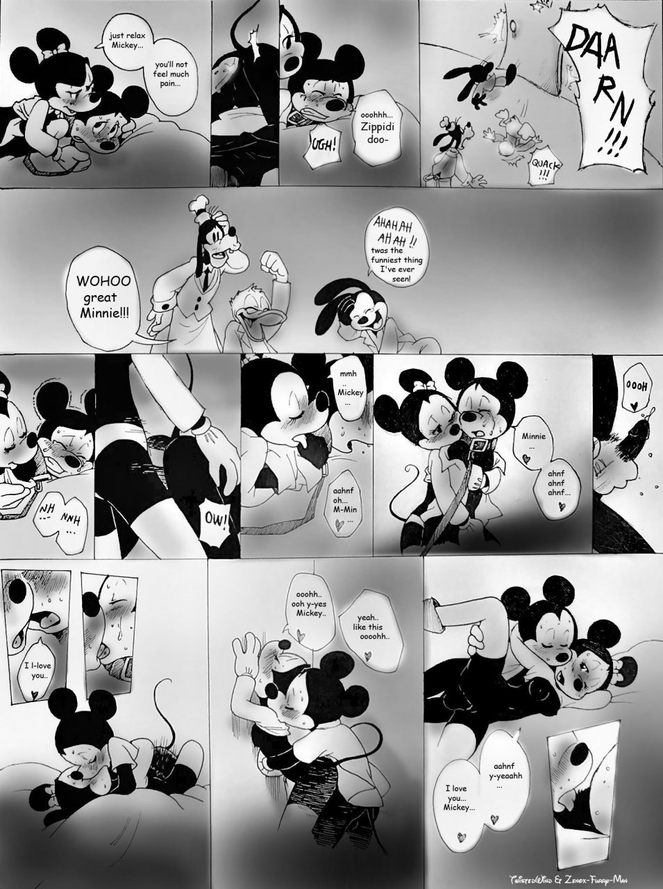 Minnie mouse porn comics