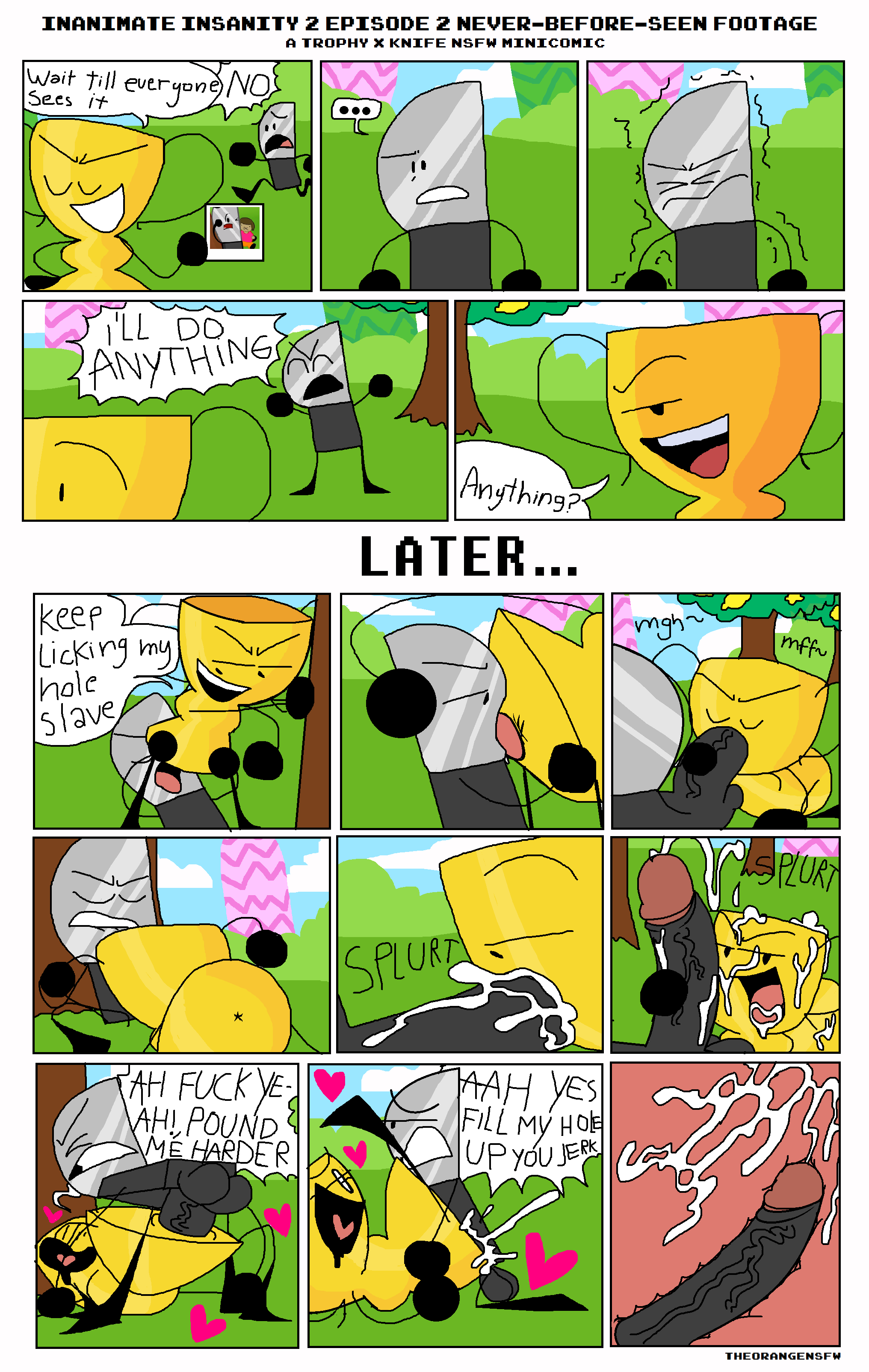 Inanimate insanity rule 34
