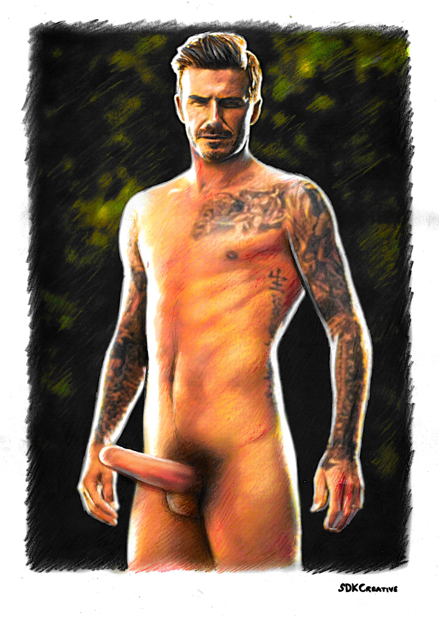 David Beckham Visible Penis & Balls Outline!