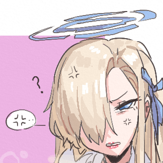 1girls ? anger anger_vein angry angry_face asuna_(blue_archive) bangs bangs_over_one_eye blonde_female blonde_hair blue_archive blue_eyes blue_hair_ribbon blush blush_lines blushing cleaning_&_clearing_(blue_archive) cropped cropped_image female glossy_lips hair_ornament hair_over_one_eye hair_ribbon halo leebongchun lipstick low_res low_resolution lowres millennium_science_school_student preview question_mark red_lips red_lipstick ribbon solo