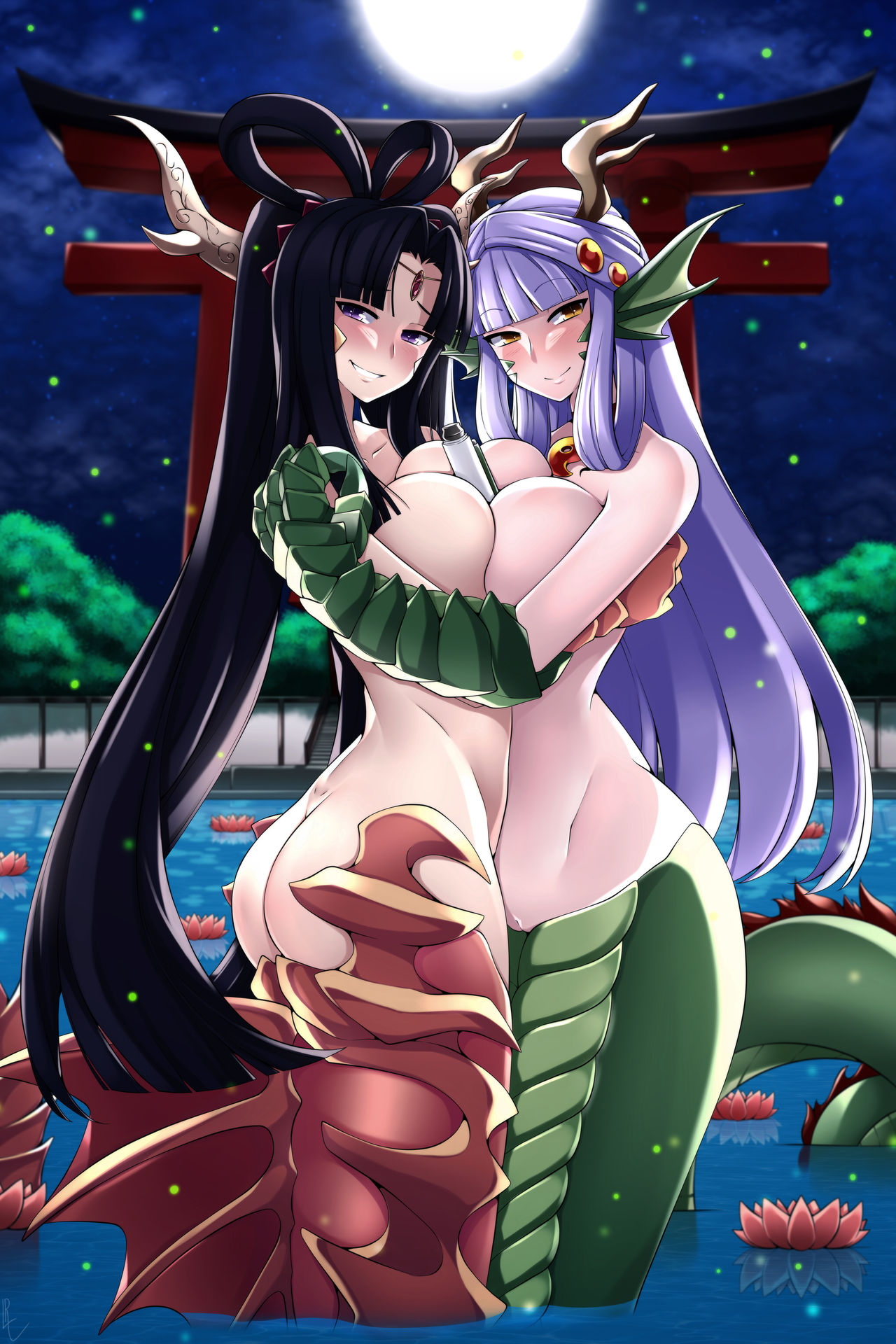 Hentai monster girl yuri фото 57