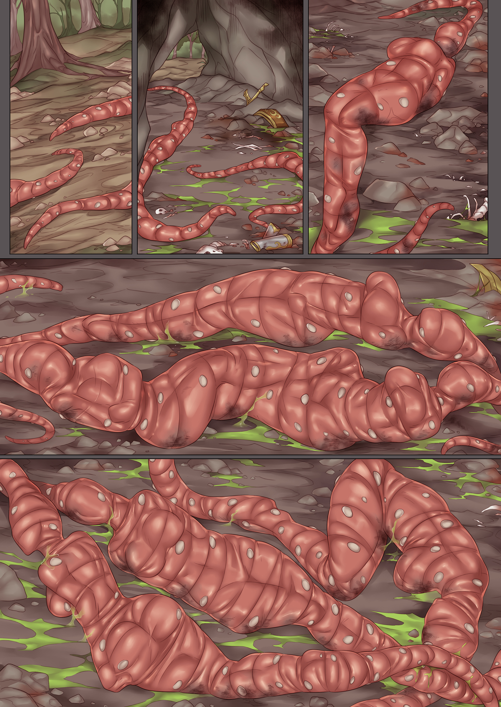 Worm vore video