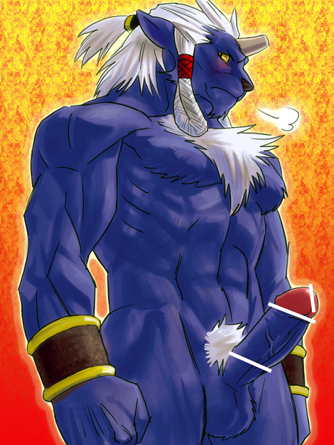 kimahri, final fantasy, final fantasy x, tagme, 1boy, male, male only, ronso, solo, 