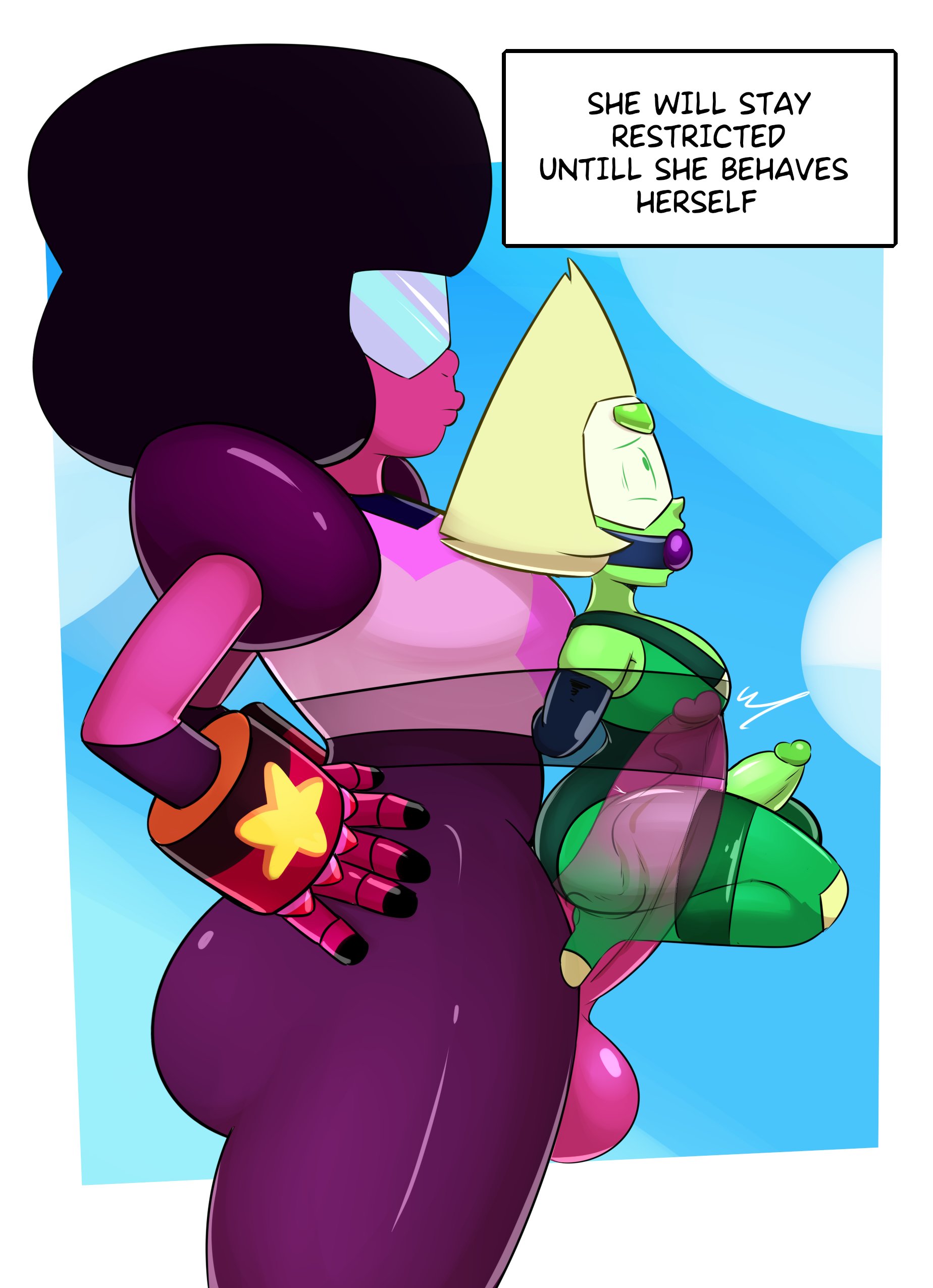 Garnet x peridot