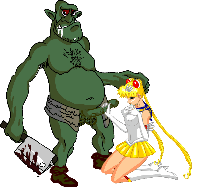 2000s animated bishoujo_senshi_sailor_moon blonde_hair female handjob huge_penis large_penis magical_girl male monster ogre penis playshapes sailor_moon skindentation tight_clothing usagi_tsukino