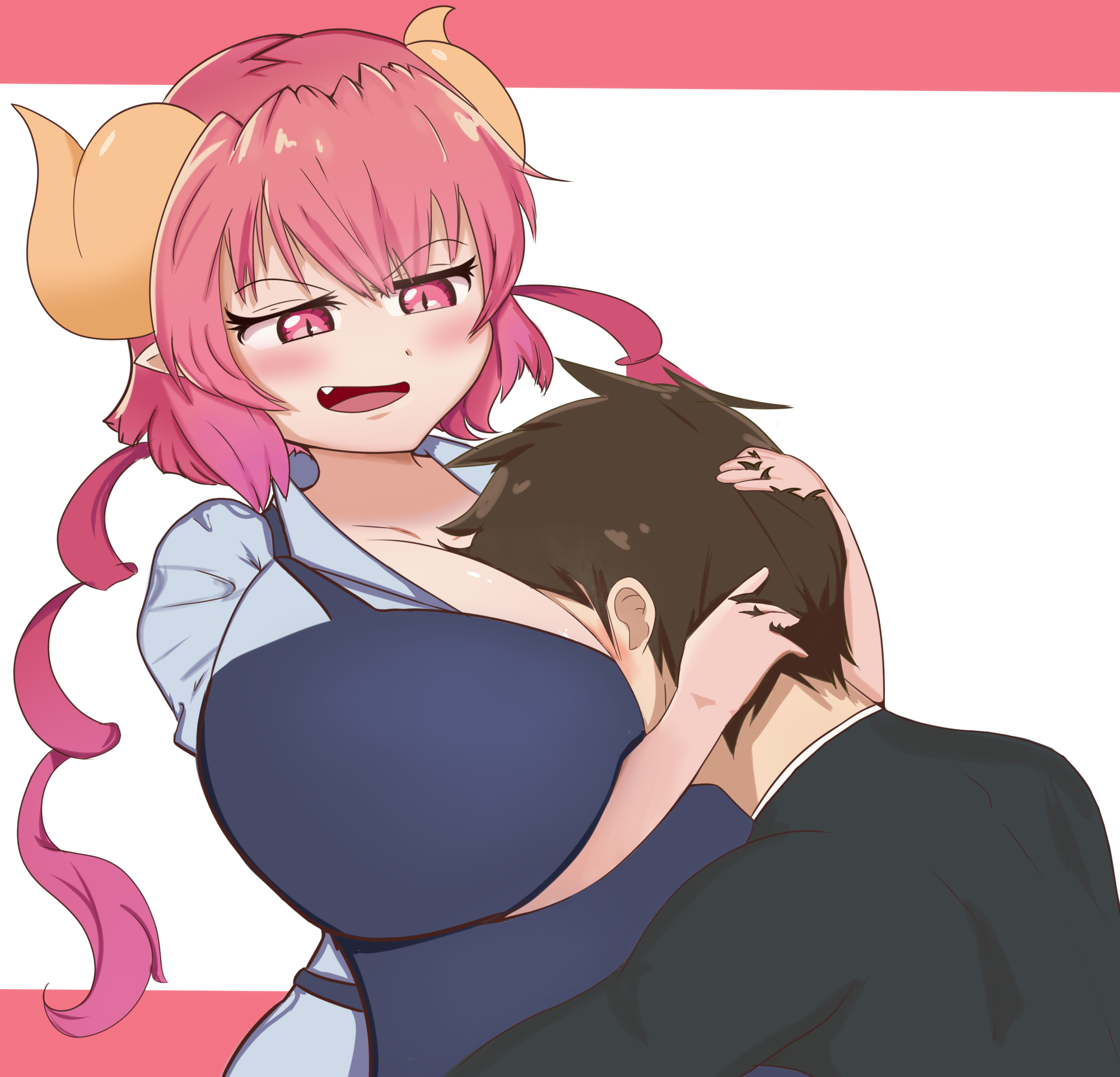 Anime boobs smother