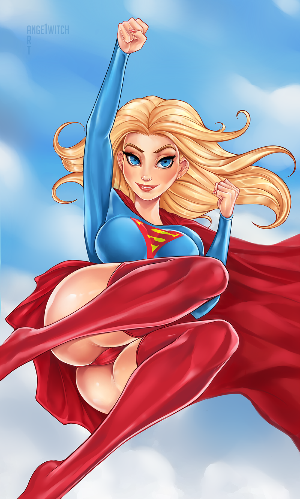 Supergirl upskirt
