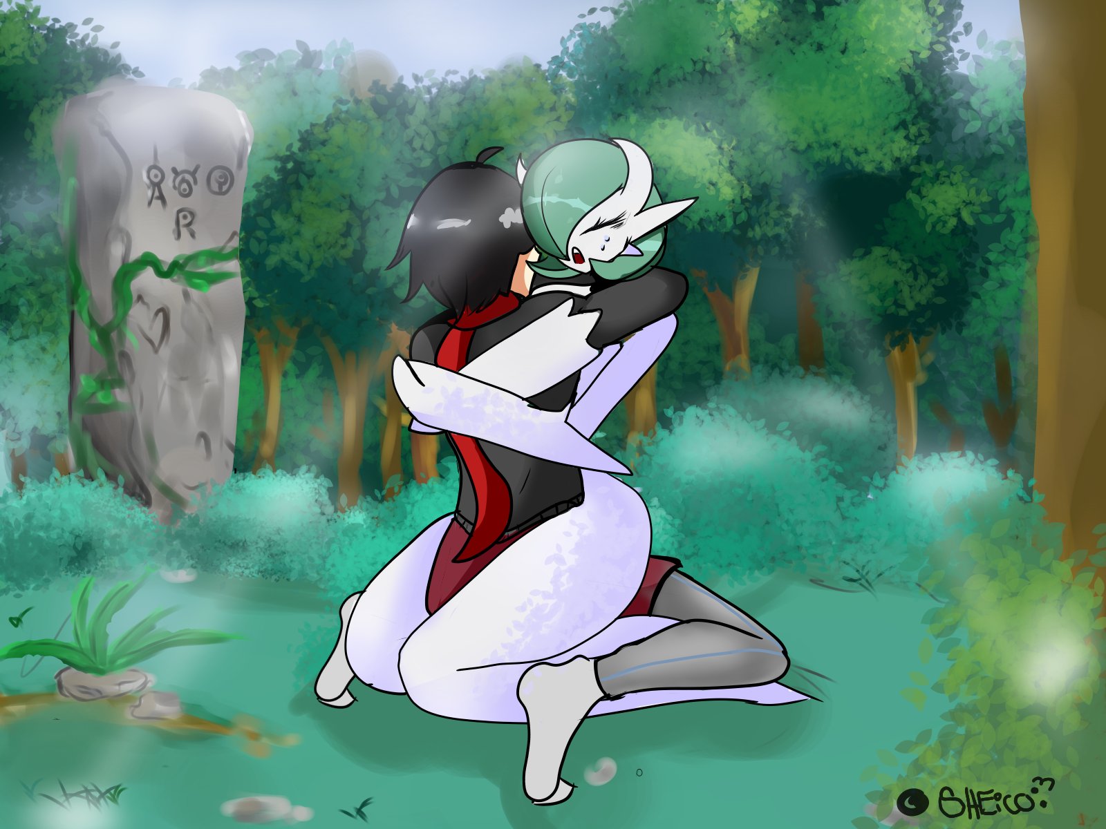 Gardevoirs embrace