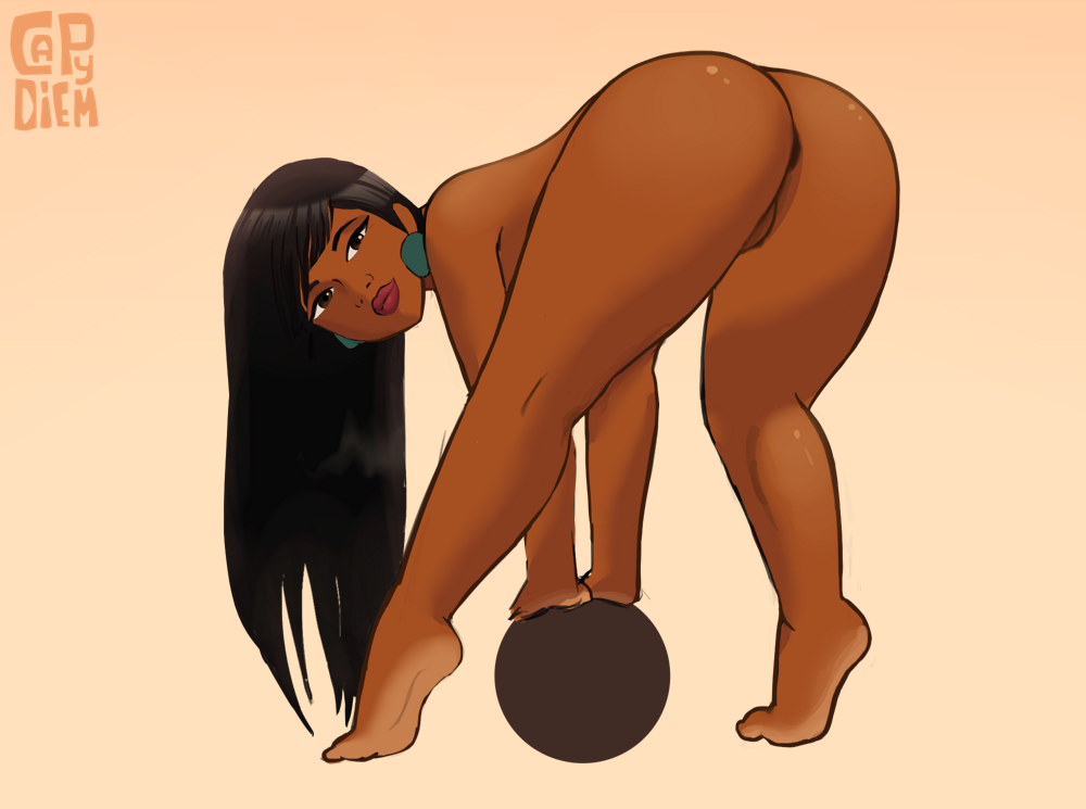 capy diem, chel, the road to el dorado, ass, naked, 
