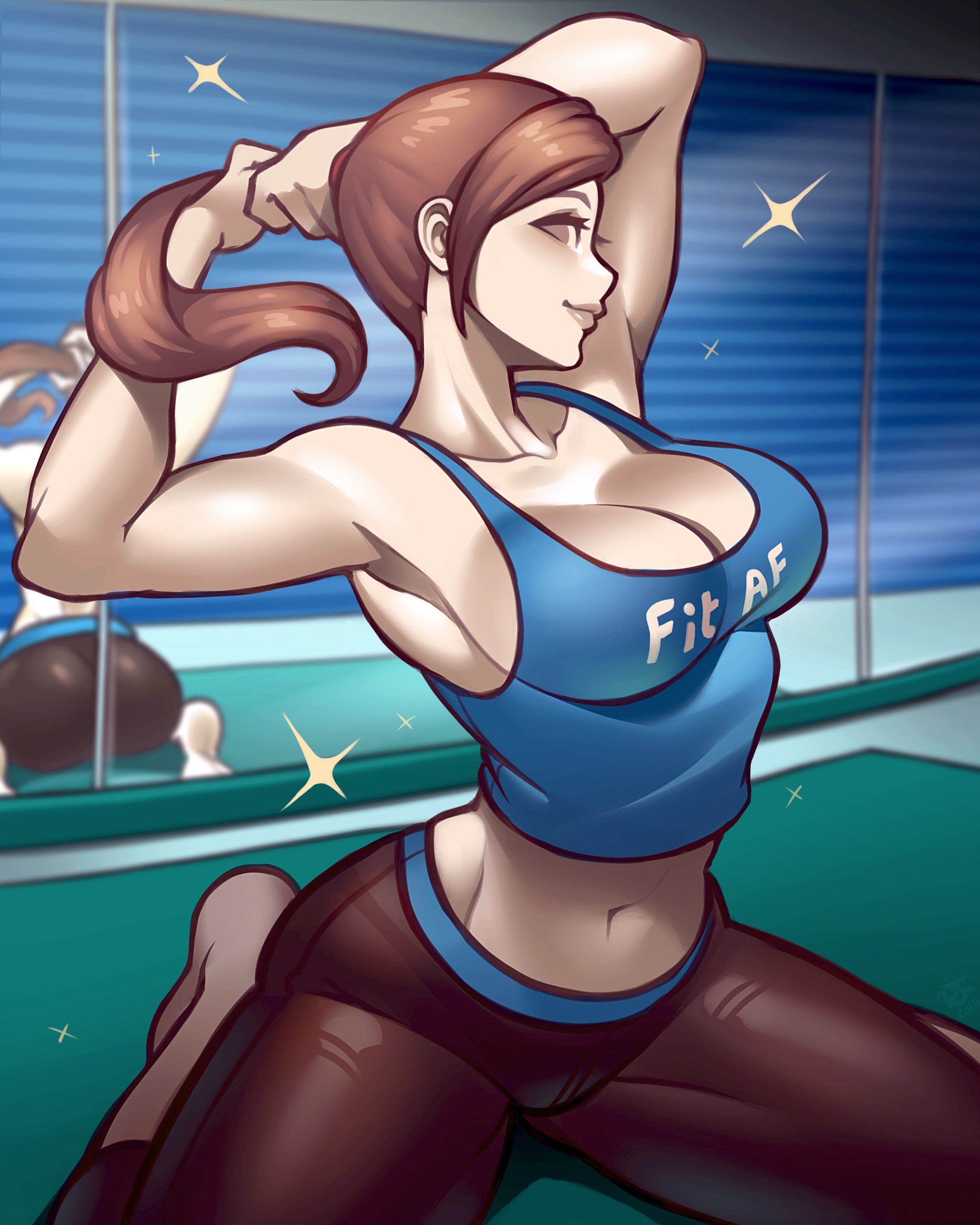 Rule34 - If it exists, there is porn of it / ravenousruss, wii fit trainer  / 3821556