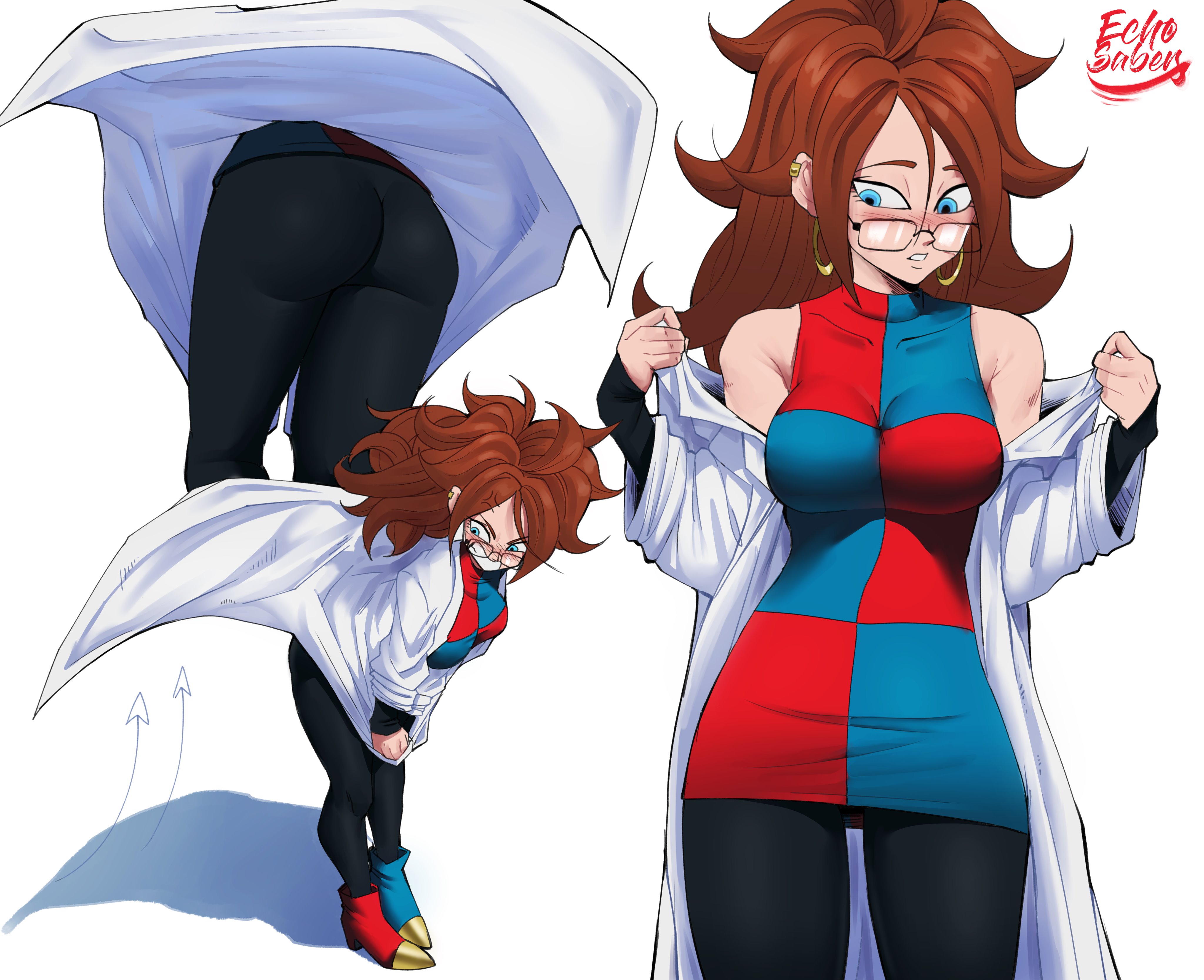 echosaber, android 21, android 21 (human), dragon ball, dragon ball fighter...