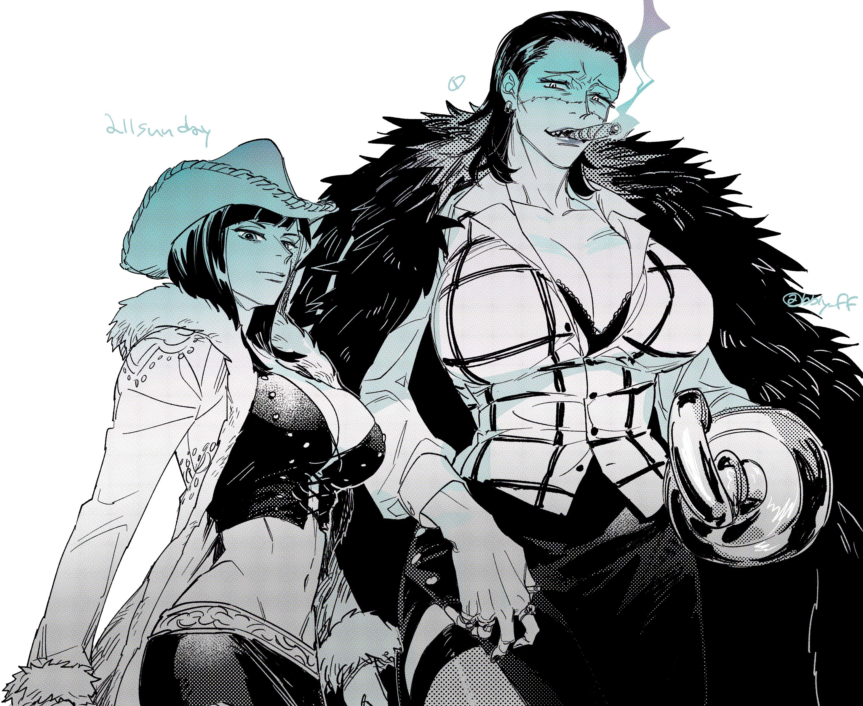 Crocodile x robin