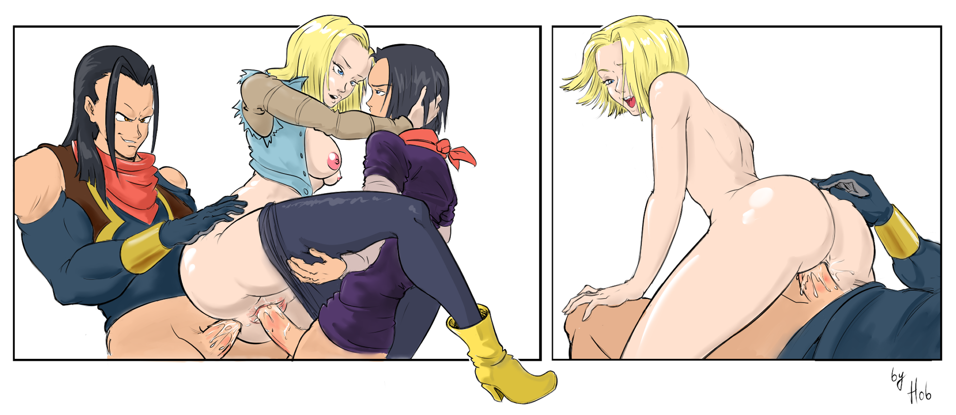 Rule34 - If it exists, there is porn of it / android 17, android 18, super  android 17 / 208564