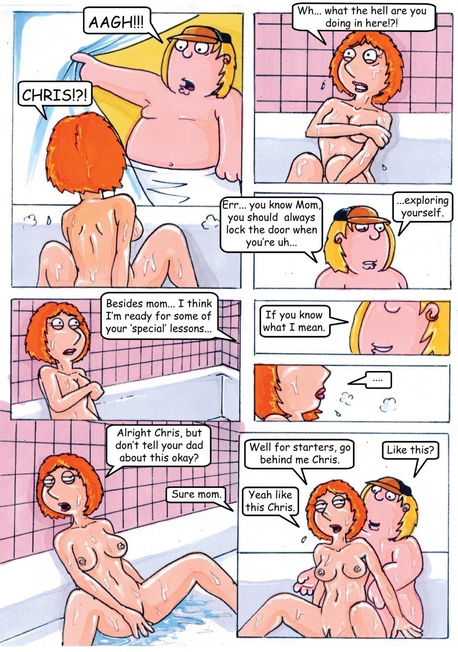 Family guy rule 34 comic