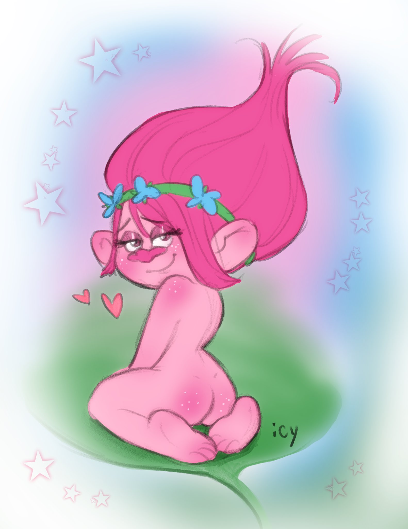 Poppy trolls naked