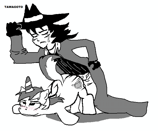 1boy 1girls age_difference age_difference_couple animated black_and_white epitec-9_incognito equestria_girls equine eπtec-9_incognito female horny horny_female human human_male lyra_heartstrings_(mlp) male mammal mlp_g4 mlp_oc mspaint my_little_pony oc pixel_art pony sad tawagoto_(probros)