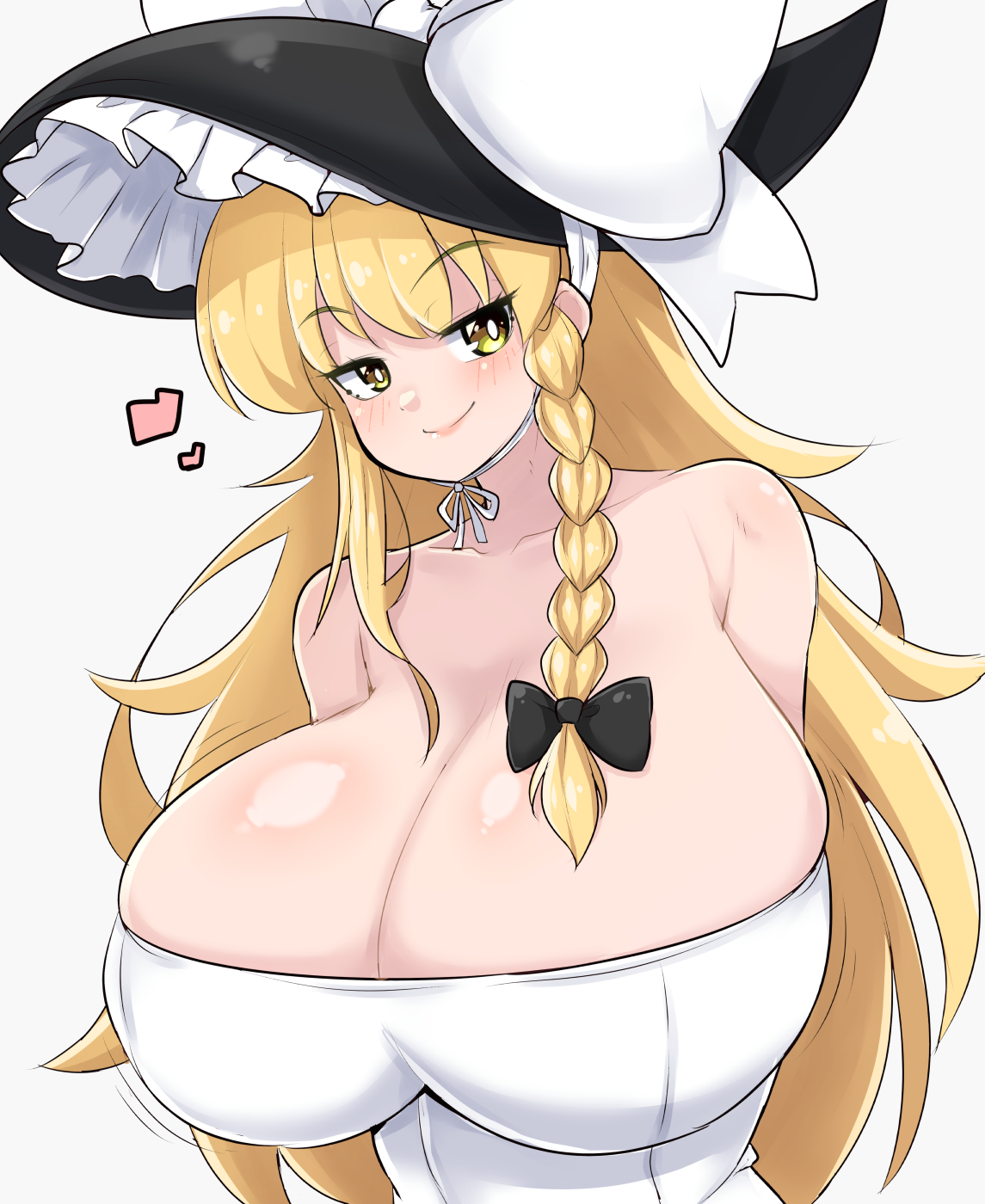 1girls 2025 big_breasts breasts breasts_bigger_than_head color colored female happy happy_female hat hi_res huge_breasts invincible_marisa light-skinned_female light_skin long_hair looking_at_viewer marisa_kirisame new_super_marisa_land norori partially_clothed ponytail purple_eyes semi_nude simple_background smile solo solo_female touhou touhou_project white_background white_skin yellow_hair