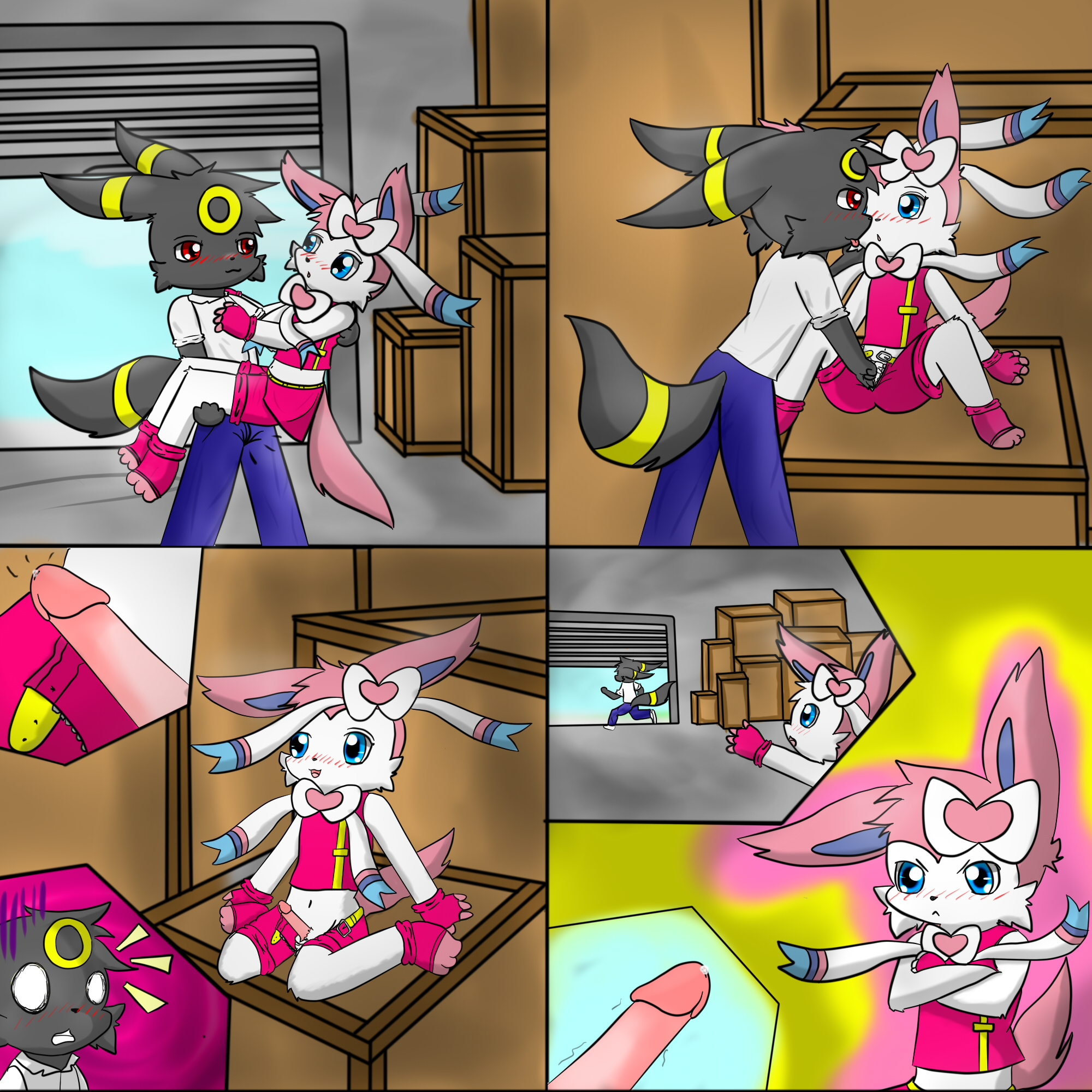 Rule34 - If it exists, there is porn of it  eeveelution, sylveon, umbreon   973502