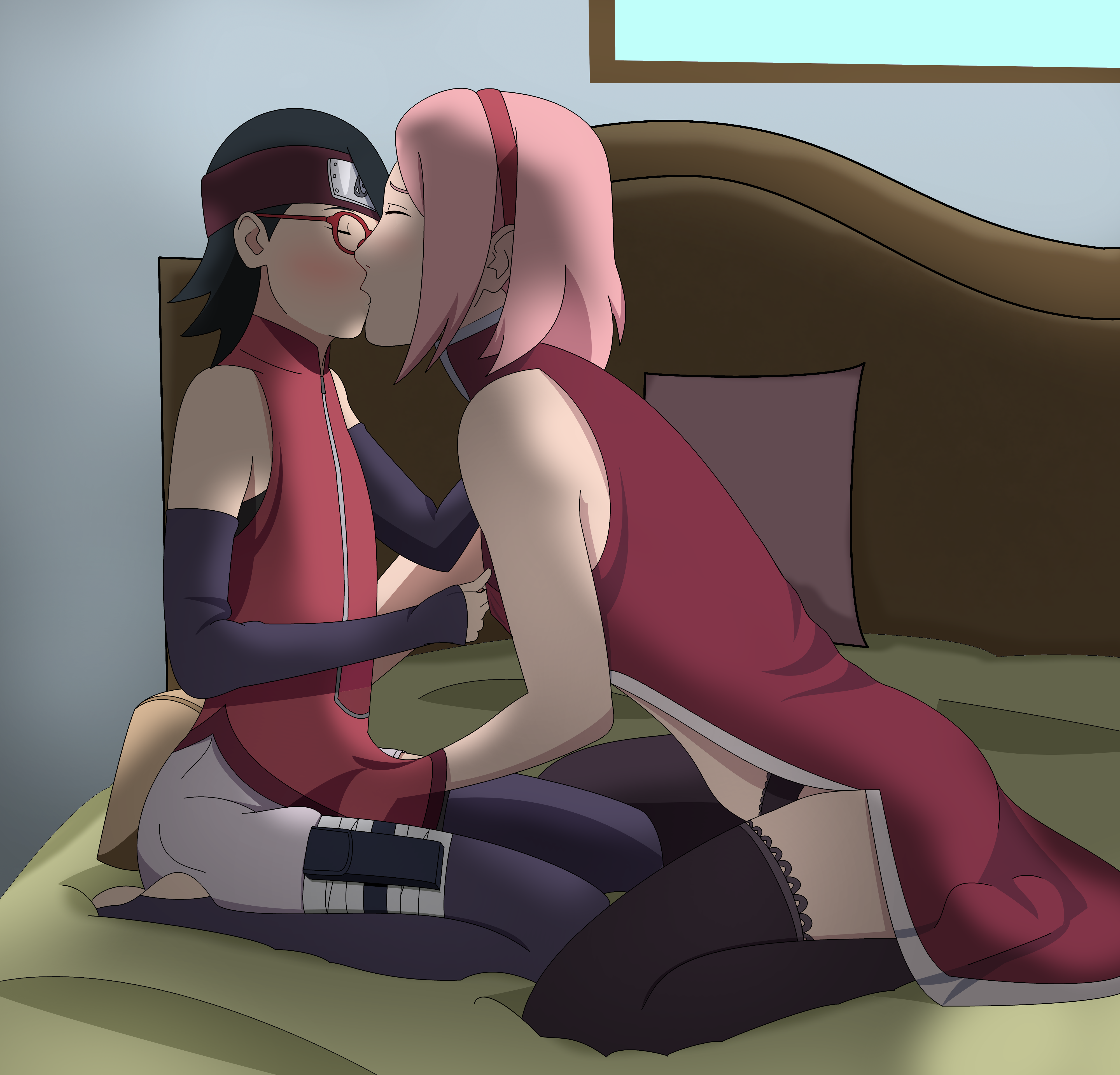 Sarada 3d hentai фото 46