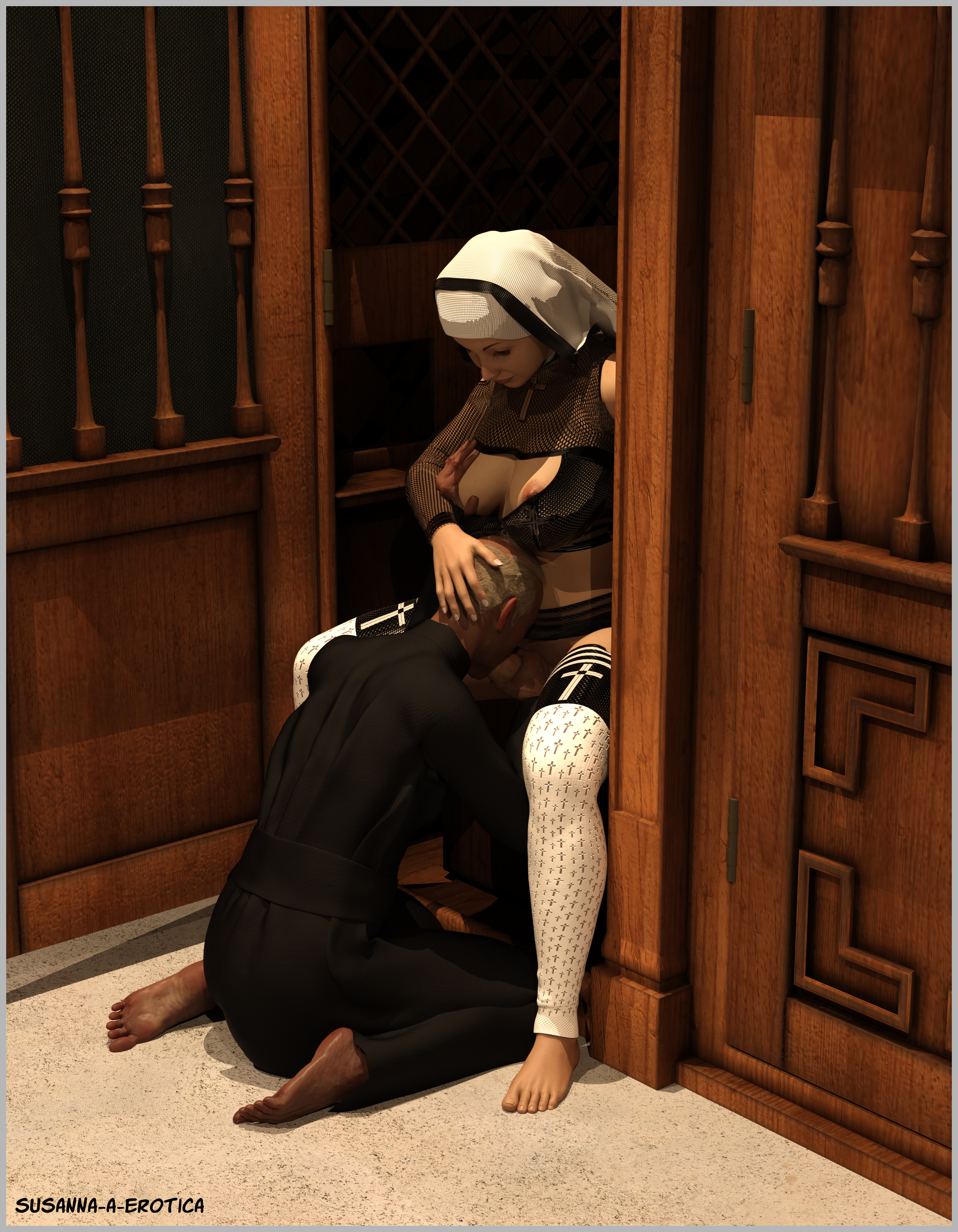 Futanari Nun