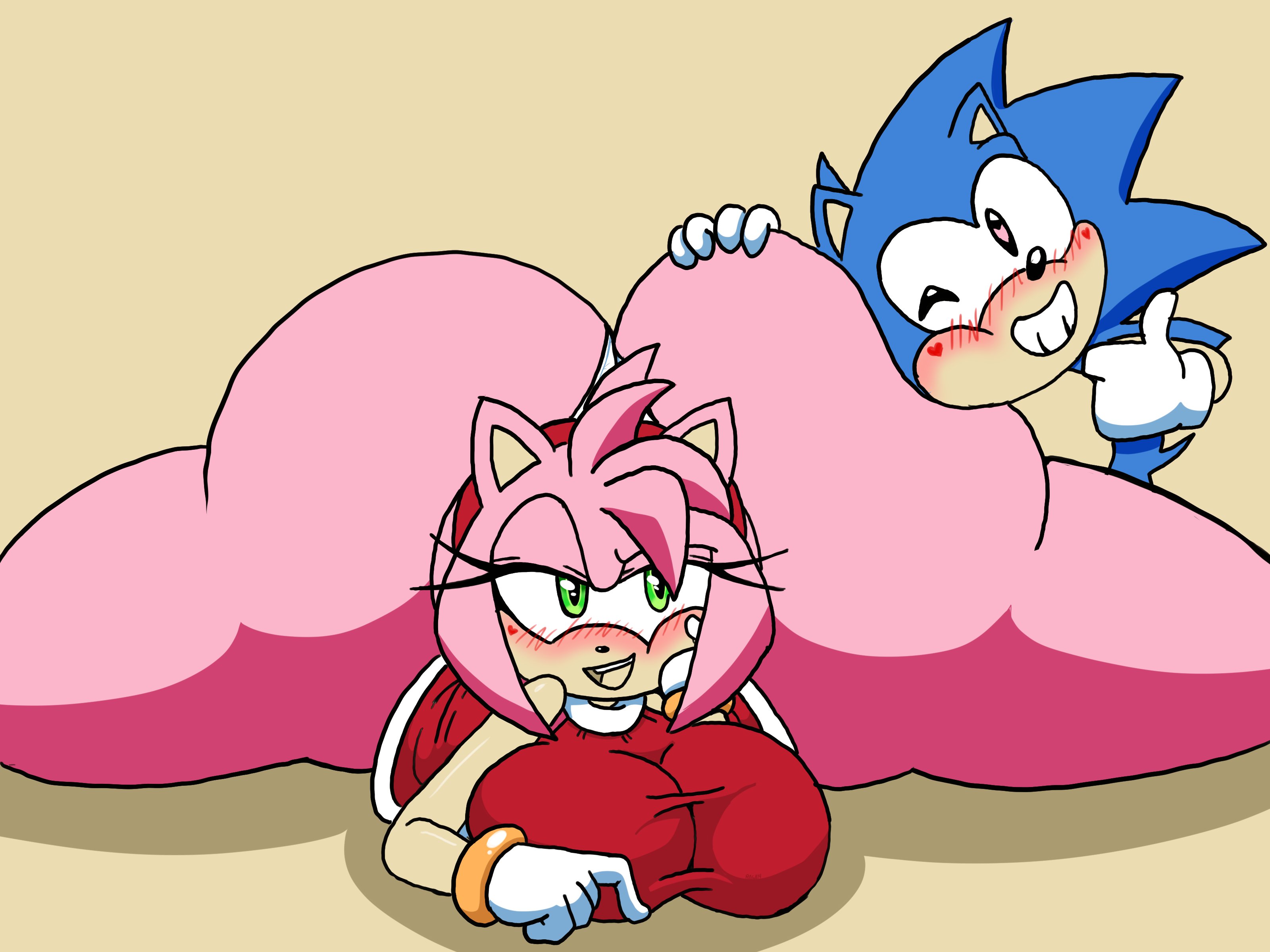 Rule34 - If it exists, there is porn of it / amy rose, classic sonic, sonic  the hedgehog / 4698337