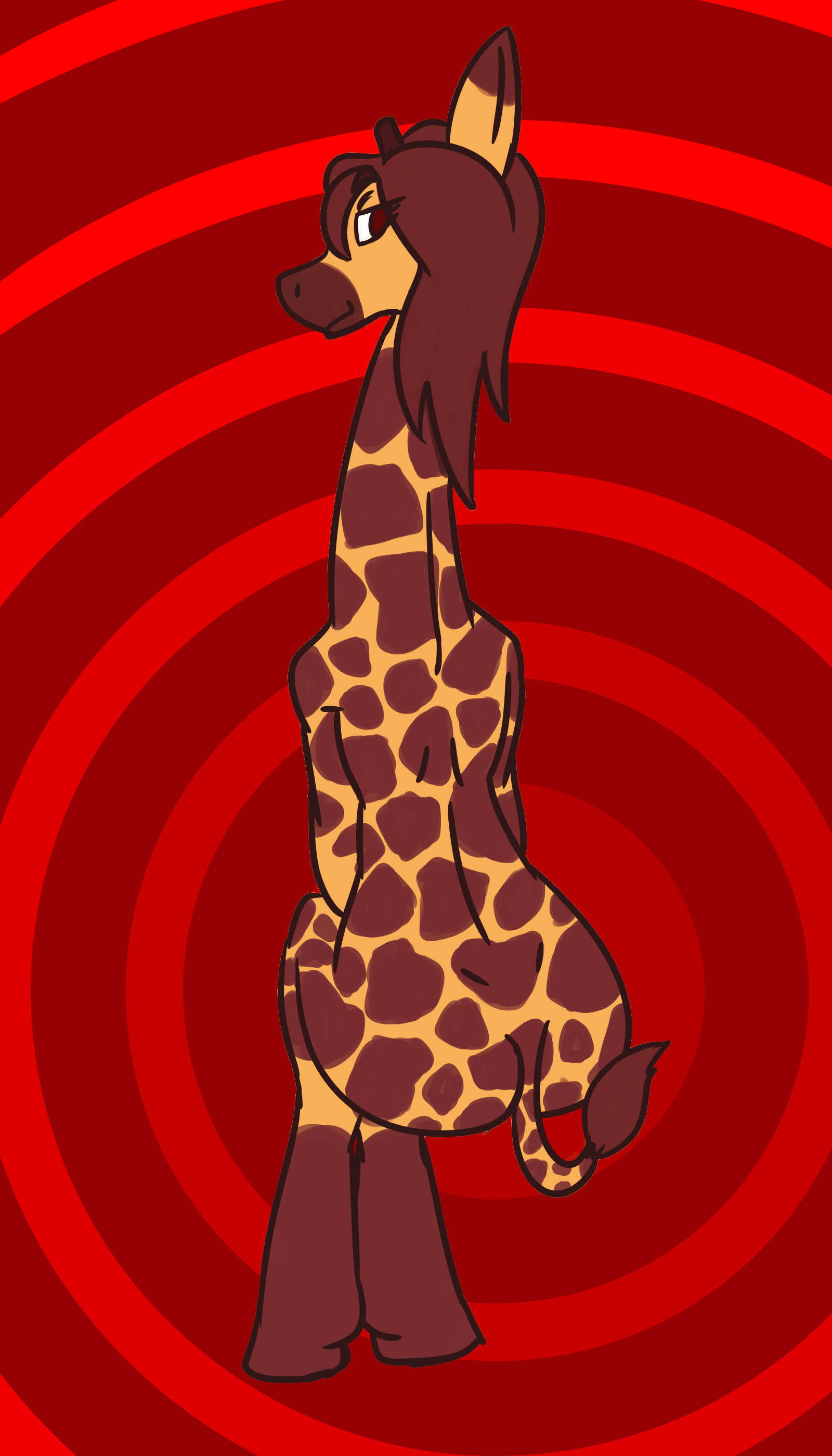 Cute giraffe nude