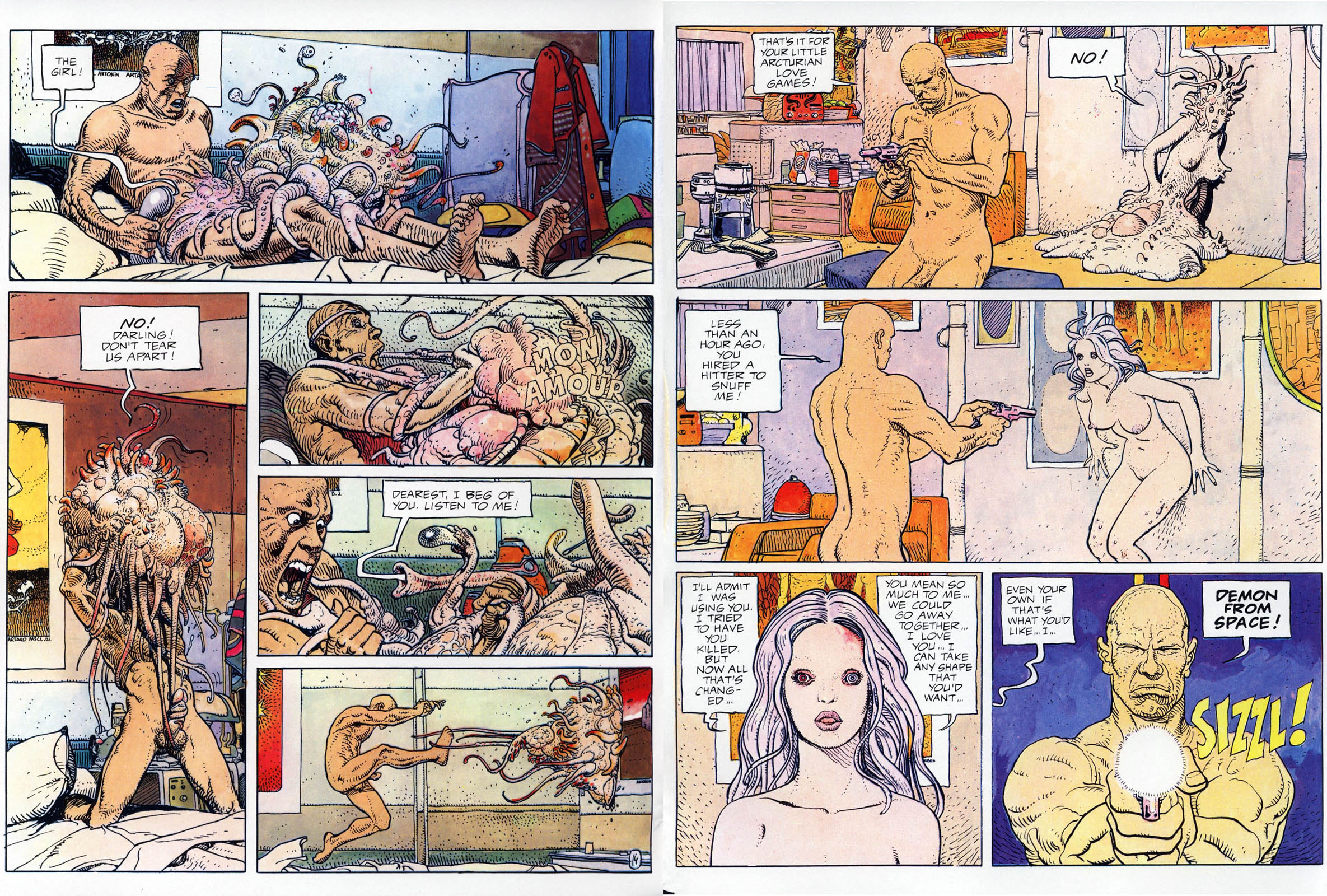jean giraud, moebius, tagme, pete club, the long tomorrow, 