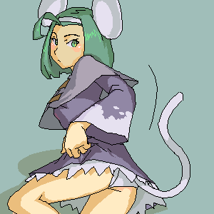 nanasyu, brave fencer musashi, lowres, ass, breasts, female, oekaki, topo, 