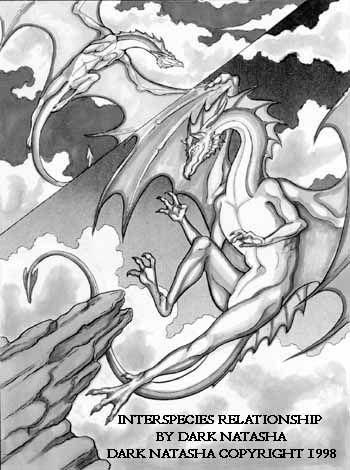 dark natasha, dragon, equine, female, interspecies, male, scalie, size difference, straight, unicorn, 