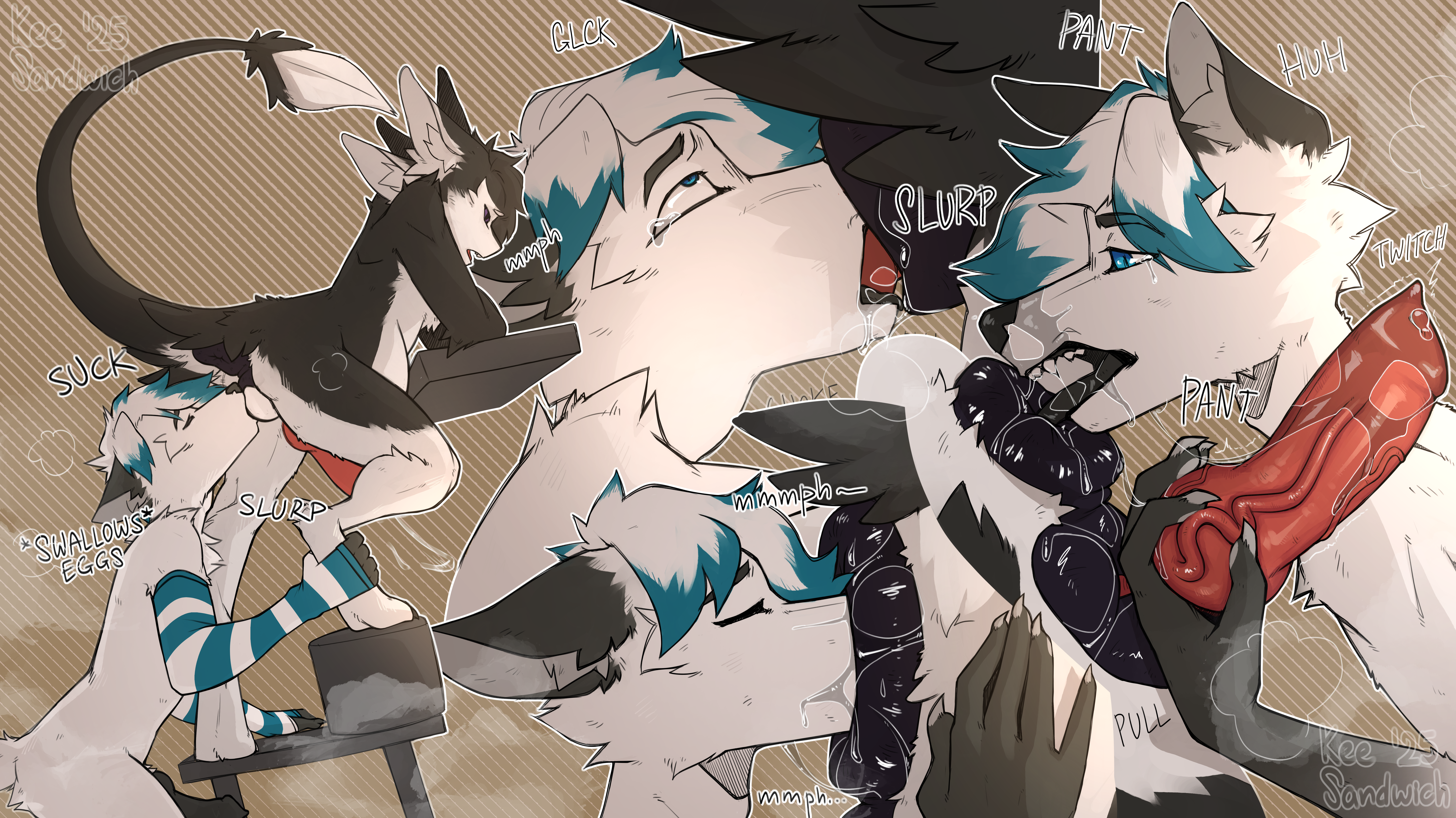 2025 3_toes 4_ears 5_fingers absurd_res anal anal_fluids anal_sex animal_genitalia animal_penis anthro anus armwear armwear_only ass avali avian avocado_mildvey belly bent_legs bent_over big_anus big_belly big_penis big_tail big_vulva bird black_anus black_body black_feathers black_fur black_nose black_penis black_sclera black_toe_claws black_tongue black_vulva blue_eyes blue_hair blue_markings bodily_fluids body_worship breath butt_focus butt_worship canid canine canine_genitalia canine_penis chair chest_tuft claws closed_eyes clothing cloud_emanata colored countershading cutaway dated deep_rimming deep_throat digital_drawing_(artwork) digital_media_(artwork) digitigrade dominant dominant_anthro dominant_intersex dominant_maleherm dripping duo egg egg_in_mouth egg_insertion emanata english_text erection eye_roll eyebrows fangs feathered_wings feathers feet fellatio fingerless_gloves fingers fluffy fucked_silly fur furniture fyr_(fenrir784) genital_fluids genital_focus genital_worship genitals gloves hair handwear hi_res holding_another's_knot holding_another's_penis holding_knot holding_penis huge_anus huge_cock hyper hyper_anus hyper_genitalia intersex intersex/male intersex_penetrated intravaginal_penis keesandwich kneeling knot knot_grab knot_root knot_root_grab knotted_penis knotting leaking_precum leg_grab licking long_tail looking_pleasured low-angle_view male male_penetrating maleherm maleherm/male maleherm_penetrated mammal markings messy mostly_nude motion_lines multi_ear multiple_scenes neck_bulge nude object_ingestion open_mouth oral oral_knotting oral_penetration outline oviposition panel_overlap panting pattern_armwear pattern_background pattern_clothing penetration penile penile_penetration penis penis_focus penis_worship precum precum_drip precum_string pregnant pregnant_anthro pregnant_intersex pregnant_maleherm purple_eyes raised_tail rimming saliva saliva_drip saliva_on_anus saliva_on_face saliva_on_penis saliva_on_tongue saliva_string sequence service servicing_from_below sex shaded side_view signature simple_background sketch_page slurping snout_fuck standing steaming step_pose stretched_anus striped_armwear striped_clothing stripes submissive submissive_male sucking swallowing swallowing_eggs table tail tears teeth text throbbing throbbing_penis toes tongue tongue_out tongue_penetration tuft tufted_fur underfluffies vaginal_fluids vaginal_penetration vein veiny_penis vulva white_body white_feathers white_fur winged_arms wings worship