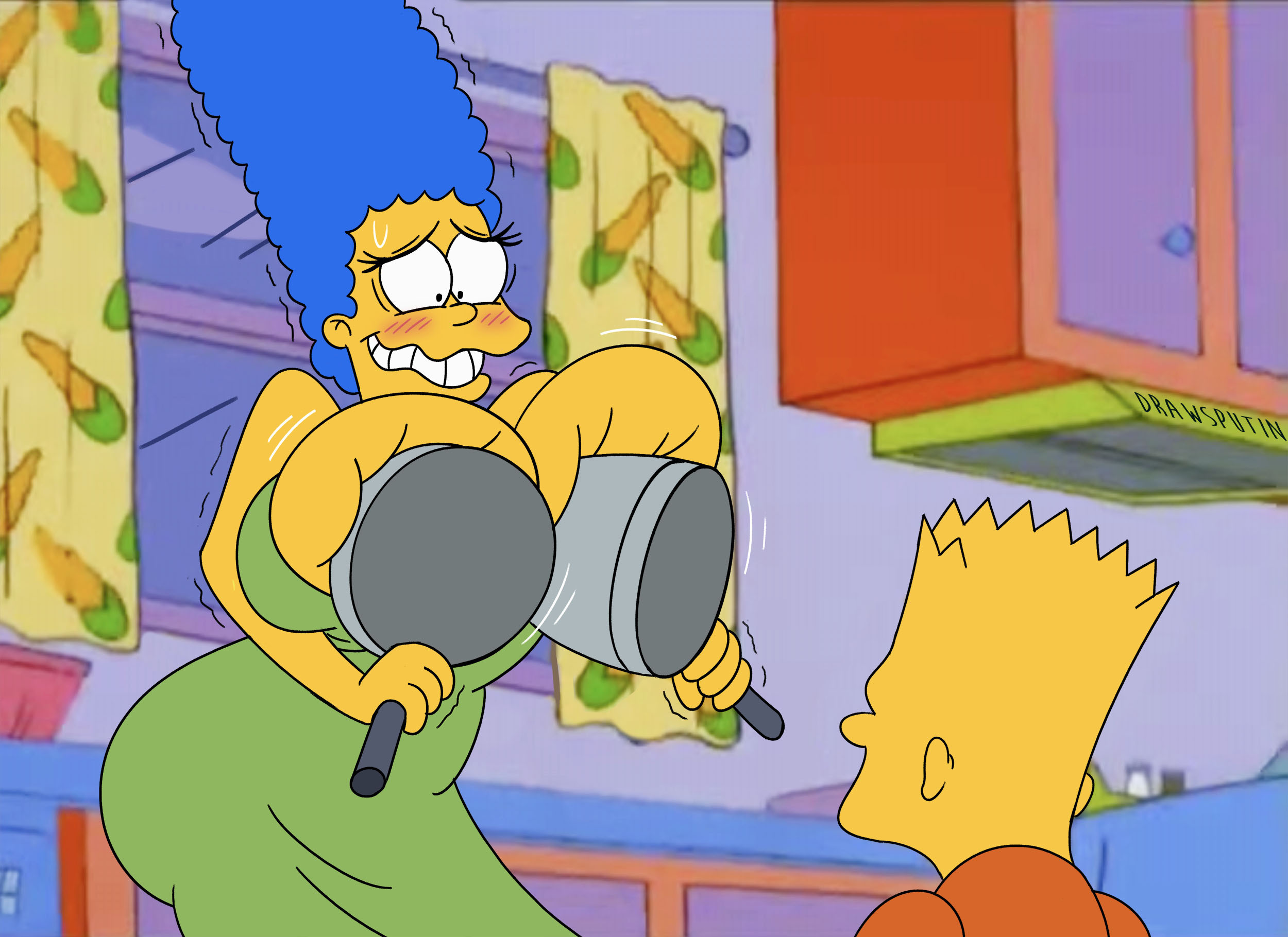 Rule34 - If it exists, there is porn of it  drawsputin, bart simpson, marge  simpson  4947915