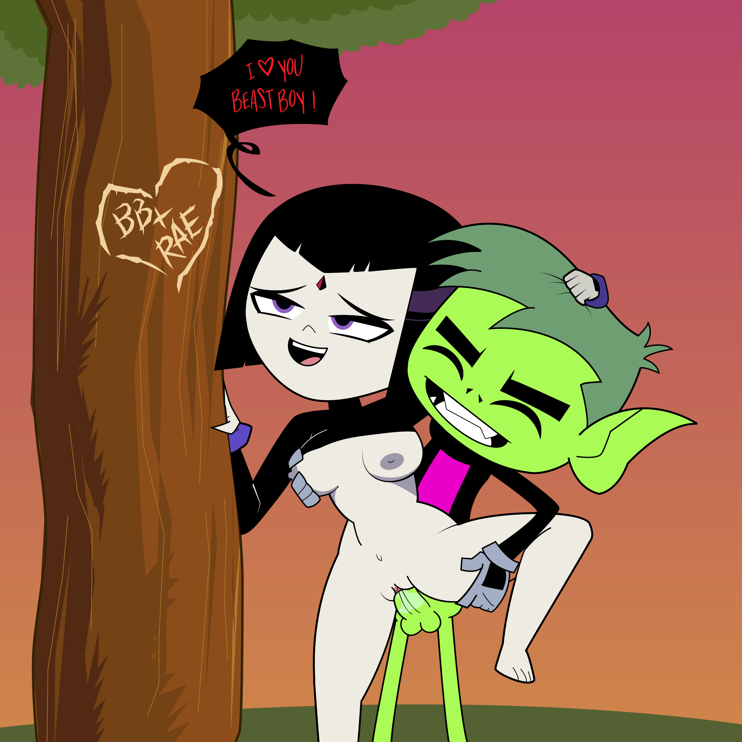 Raven teen titans go rule 34