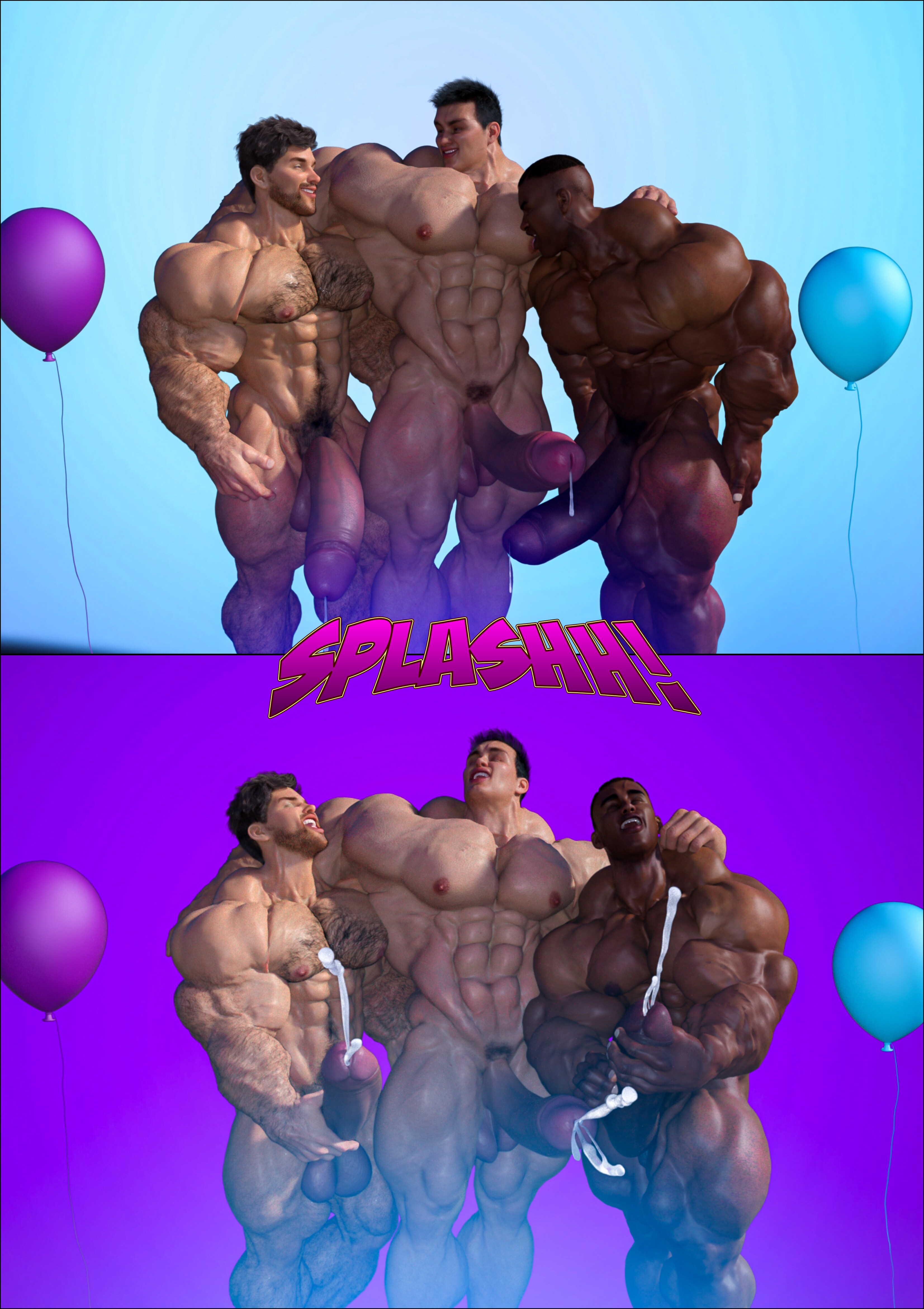 growthcomics, 3d (artwork), 3d7fantasy, abs, biceps, bodybuilder, cum, cum on body, cum on lower body, cum on muscles, cum on penis, cum on self, cum on upper body, cumming, cumshot, gay, gay sex, hyper, hyper balls, hyper genitalia, hyper muscles, hyper penis, hyper testicles, male, male focus, male only, muscle, muscles, muscular, muscular arms, muscular ass, muscular back, muscular legs, muscular male, muscular thighs, nipples, pecs, veins, veiny penis, 