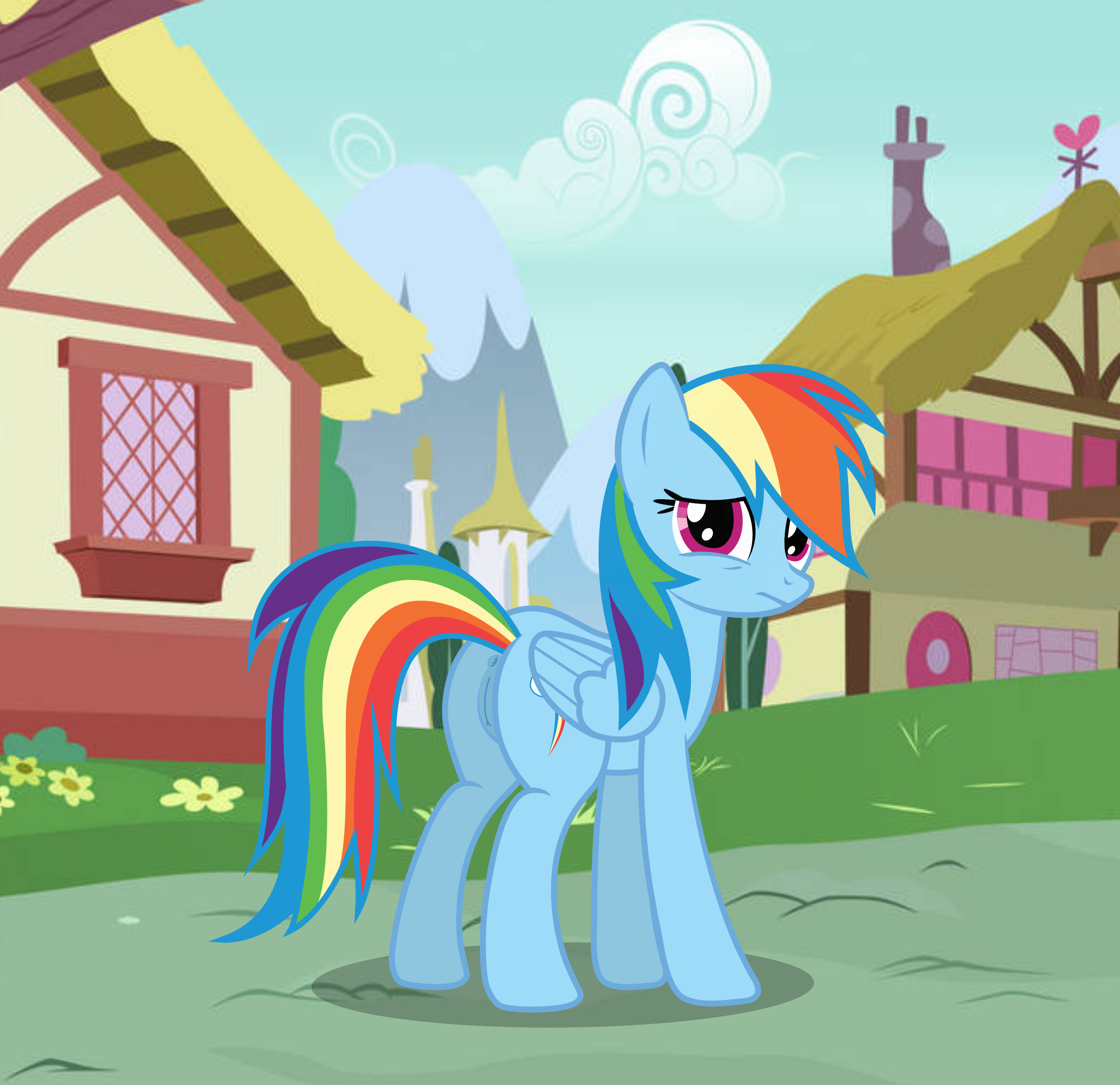 Rainbow dash vector