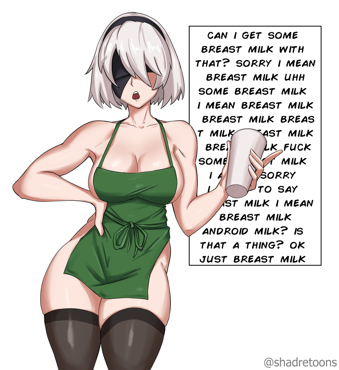 Iced latte with breast milk hentai фото 25