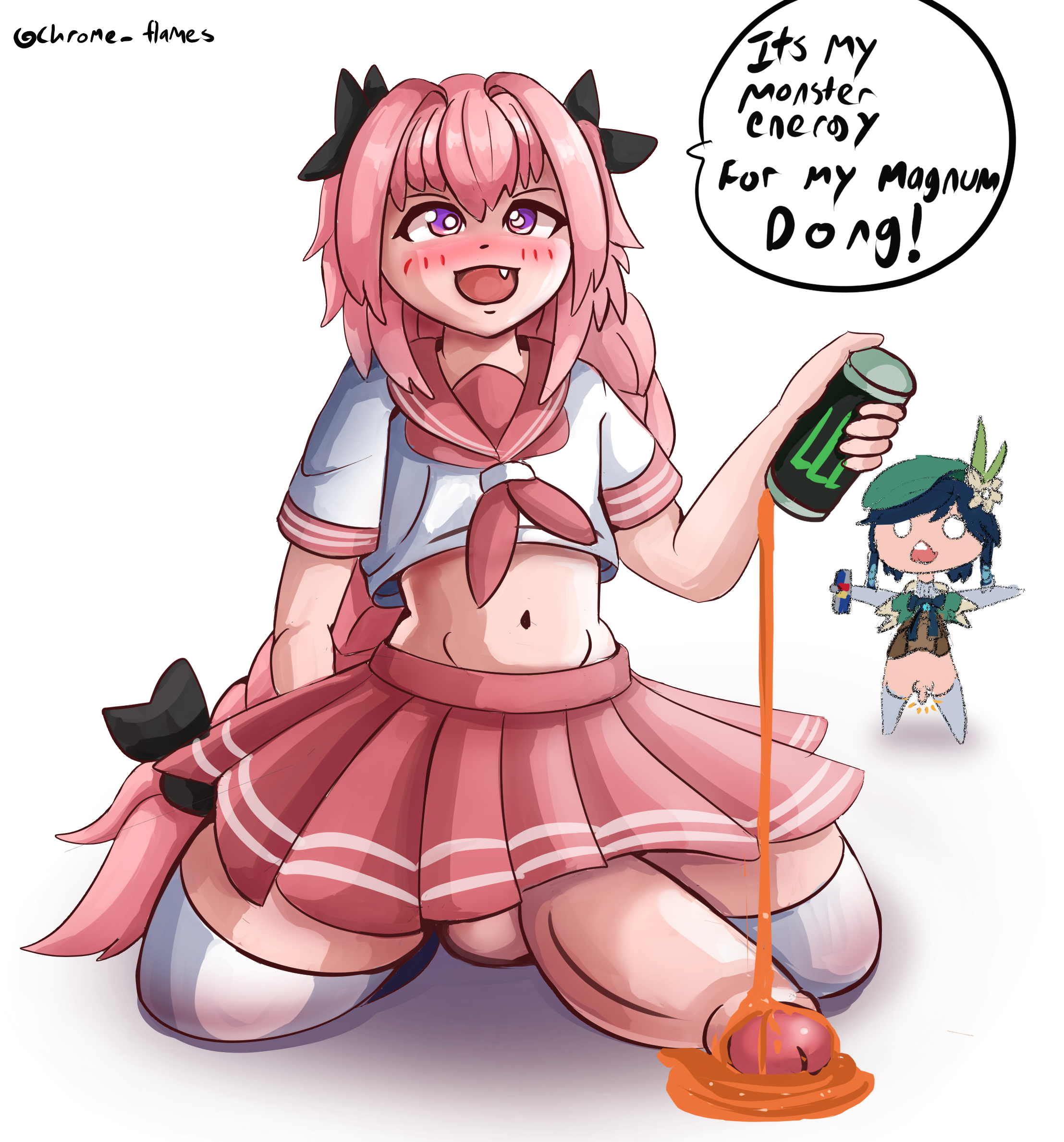 Aww Damn I Haven't See Astolfo Monster Cock, Does