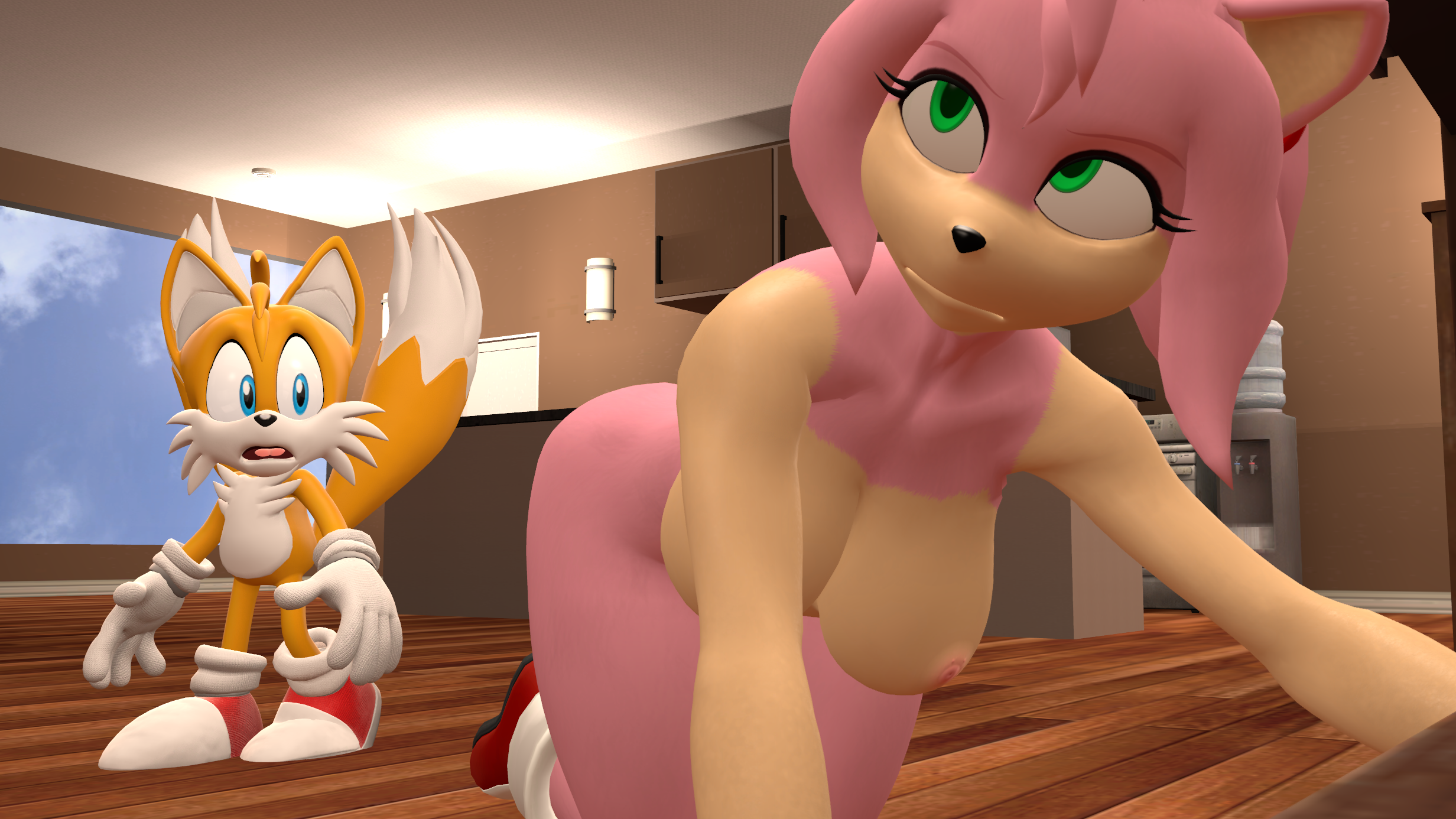 Rule34 - If it exists, there is porn of it / amy rose, tails / 6377935