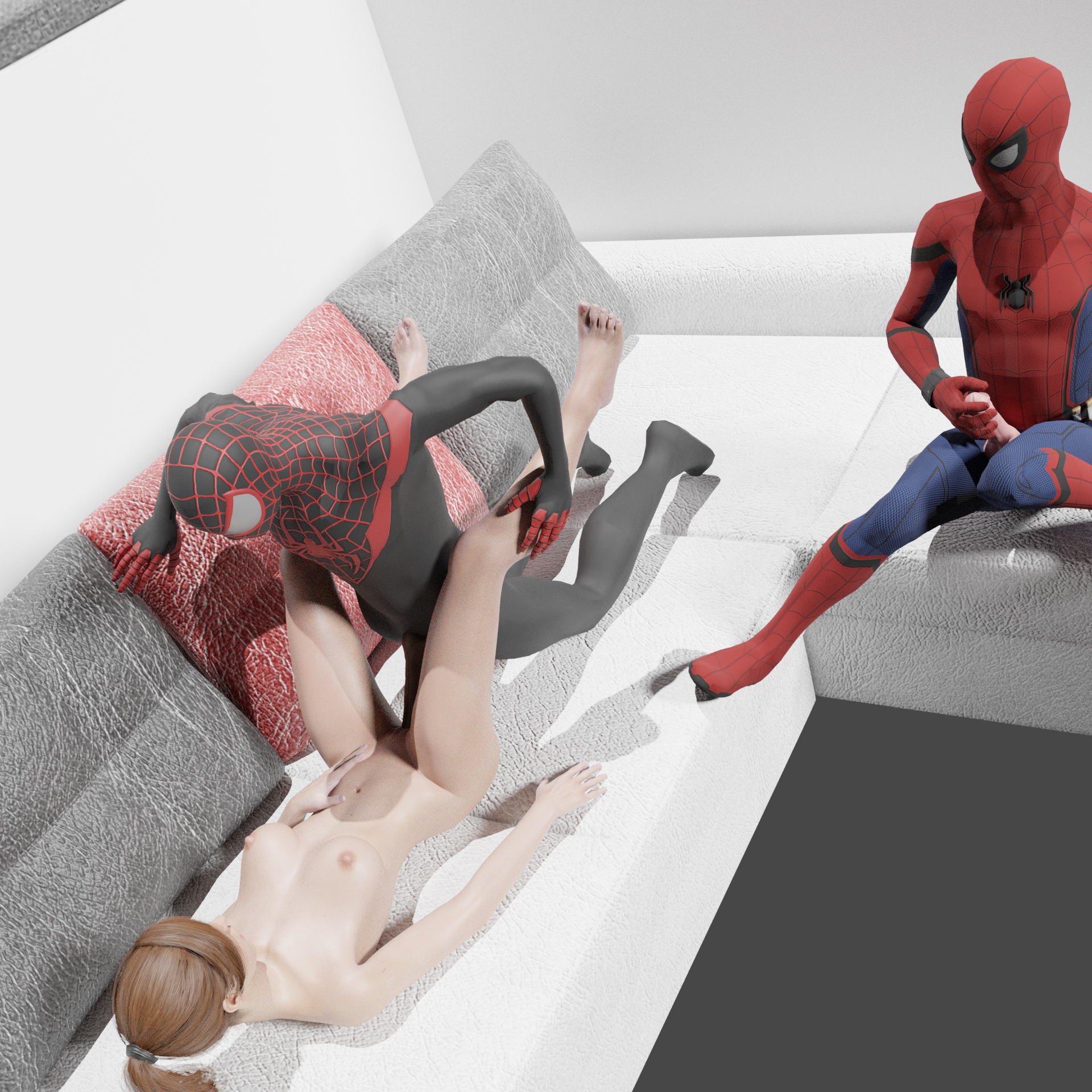 Rule34 - If it exists, there is porn of it  mary jane watson, miles  morales, peter parker, spider-man  3772845