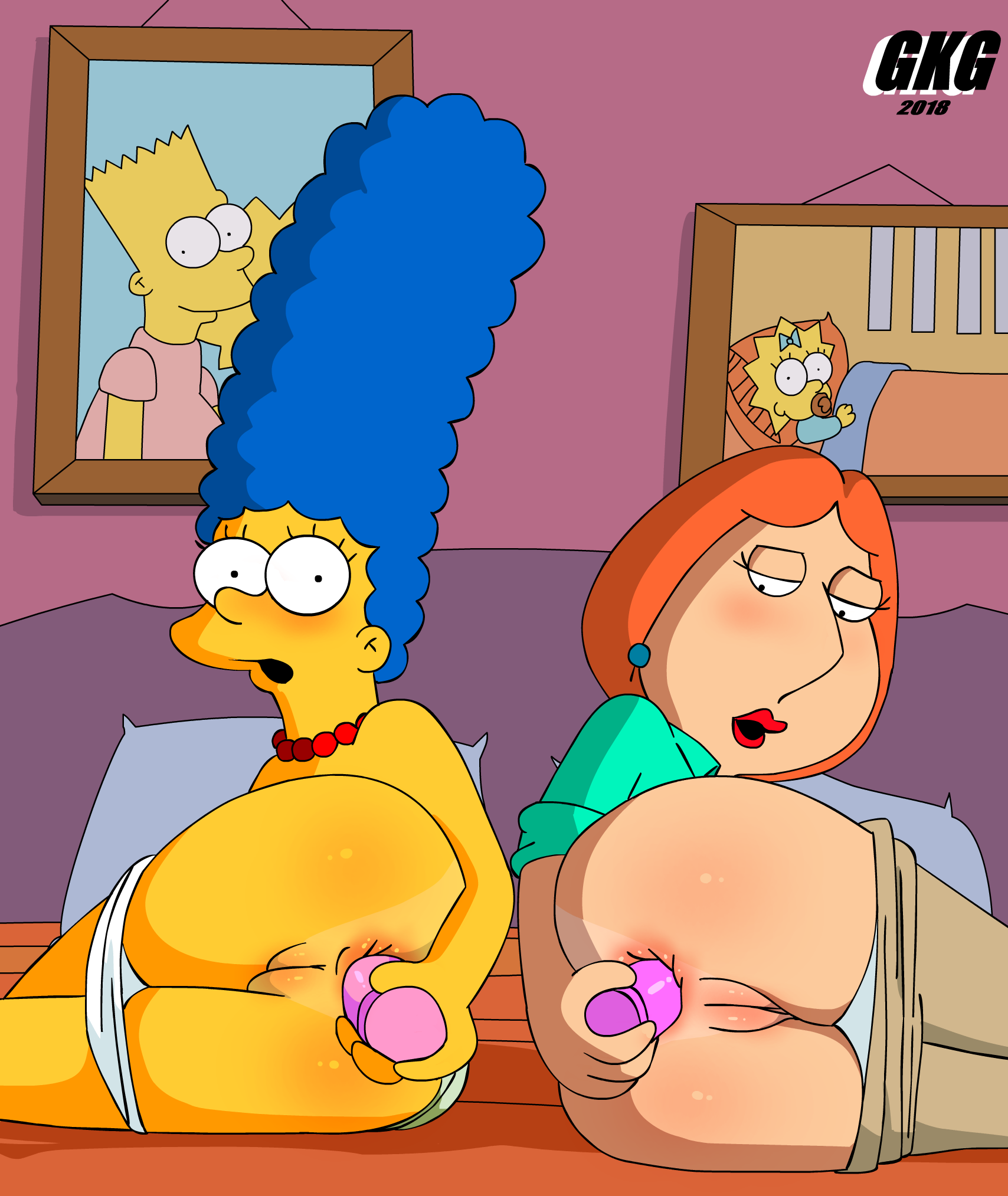 Rule34 - If it exists, there is porn of it / gkg, lois griffin, marge  simpson / 1465259