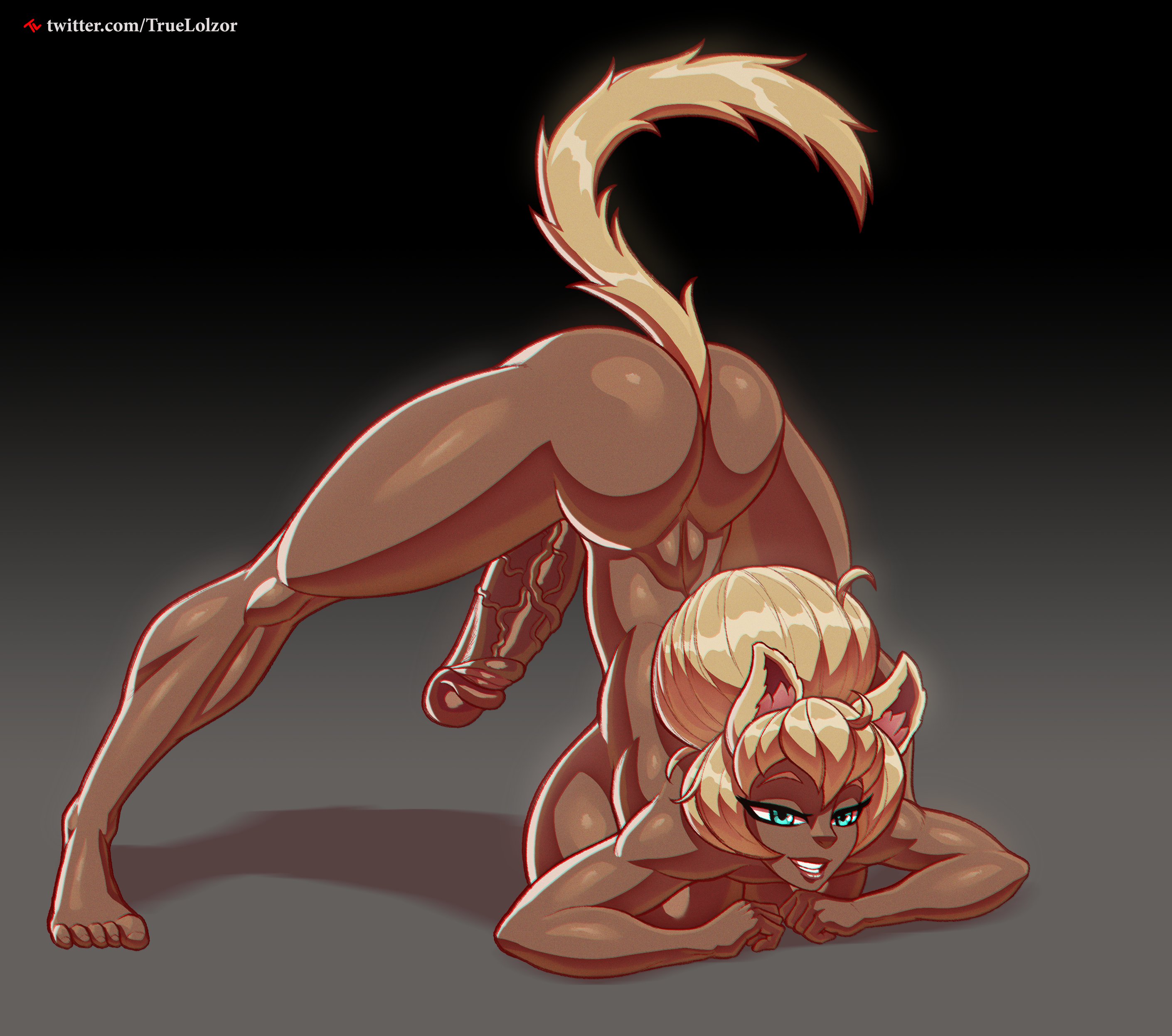 Demon pose challenge nude