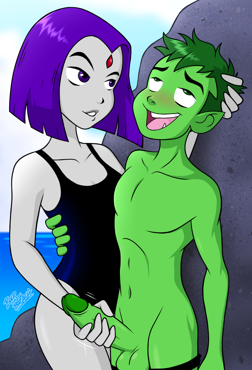 Rule34 - If it exists, there is porn of it  bold-n-brash, beast boy, raven   1066930