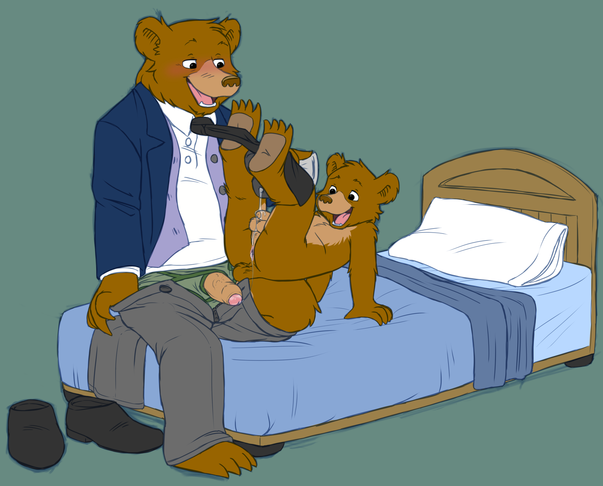 Rule34 - If it exists, there is porn of it / father bear, little bear / 632...