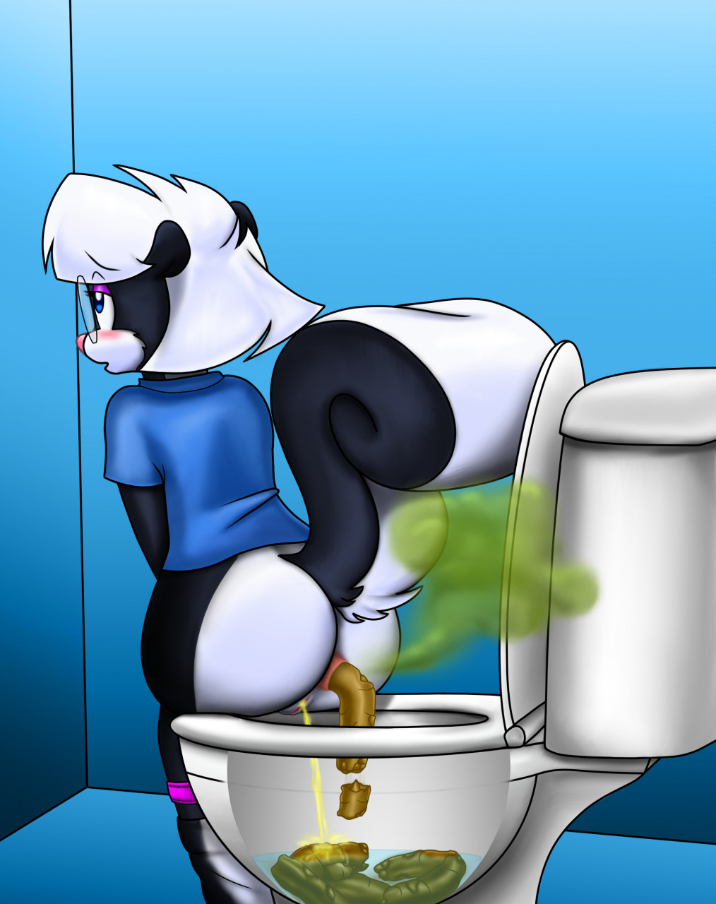 Sabrina skunk fart