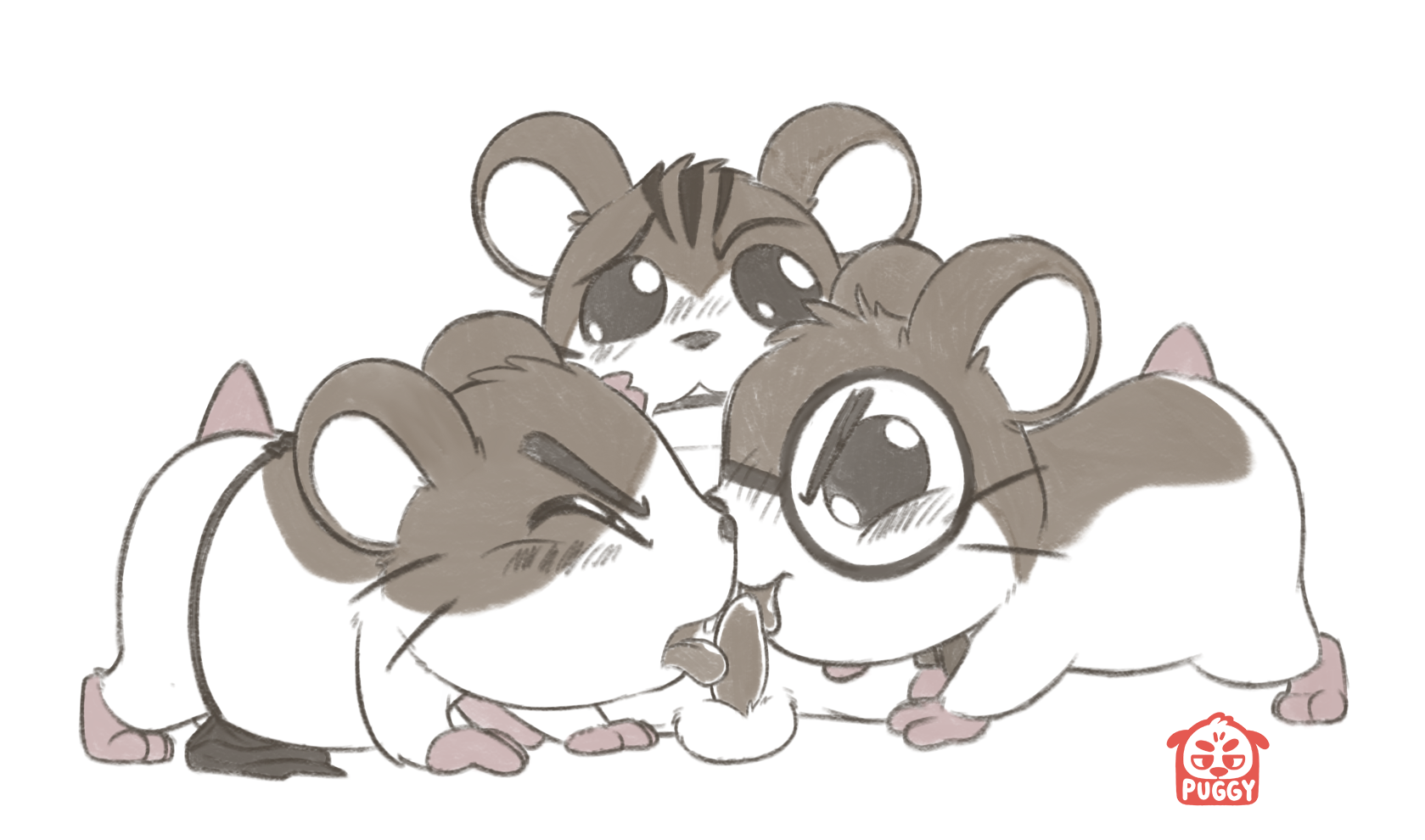 Rule34 - If it exists, there is porn of it  puggy, dexter (hamtaro), howdy  (hamtaro), stan (hamtaro)  2218101