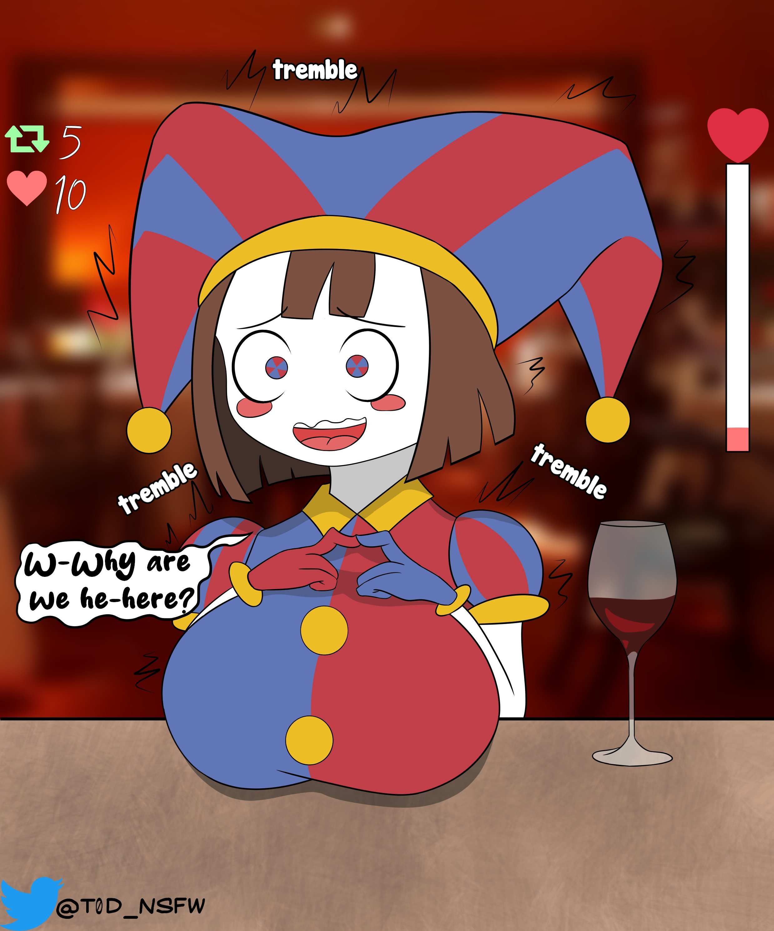 Large wine glass meme
