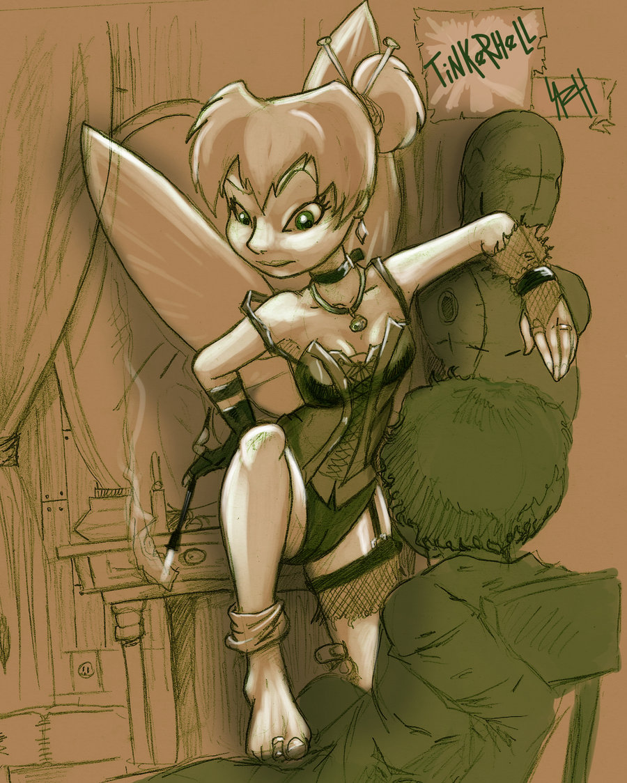 tinker bell, disney, peter pan, monochrome, tagme, 