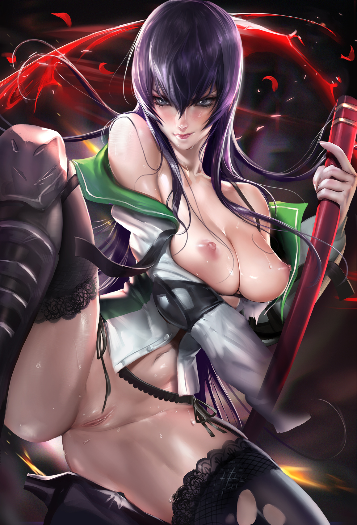 Rule34 - If it exists, there is porn of it  sakimichan, saeko busujima   591519